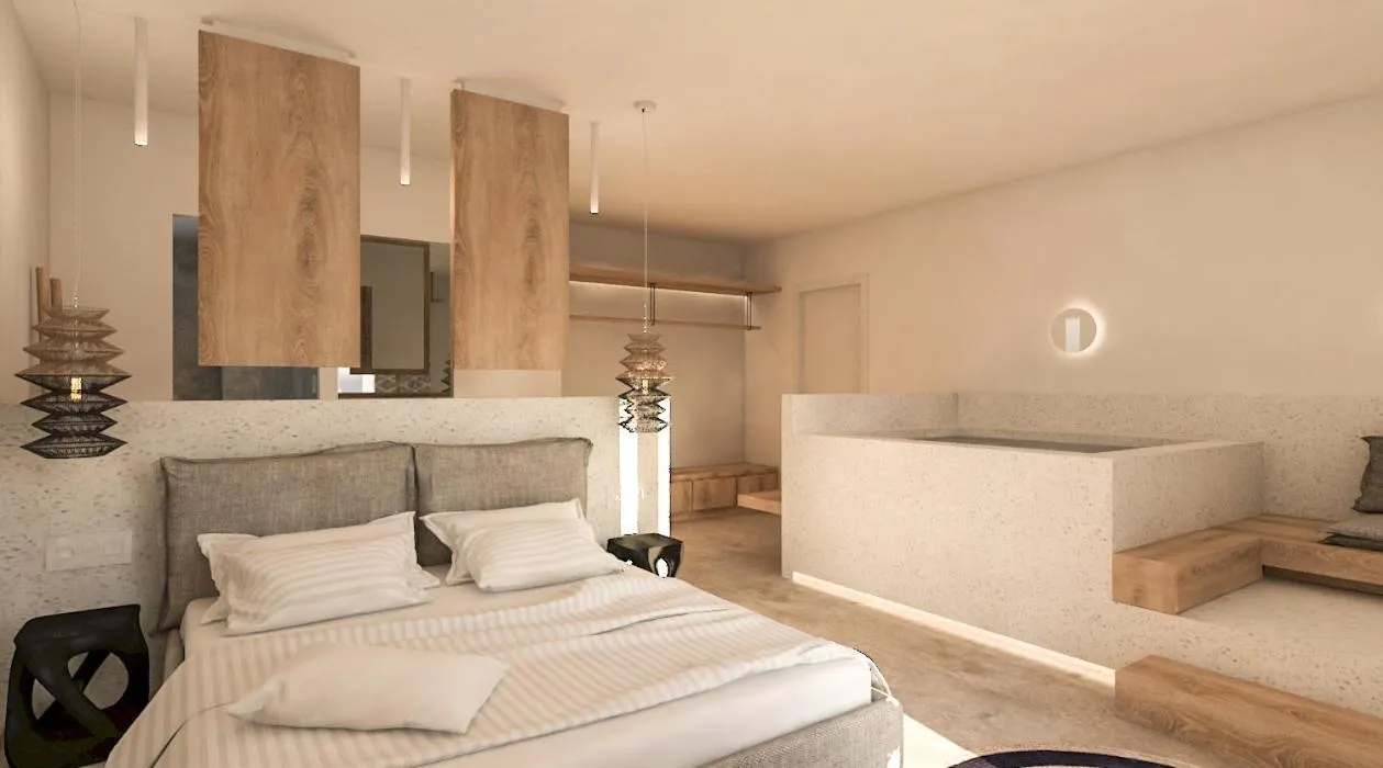 Bed in Apiro Mykonos