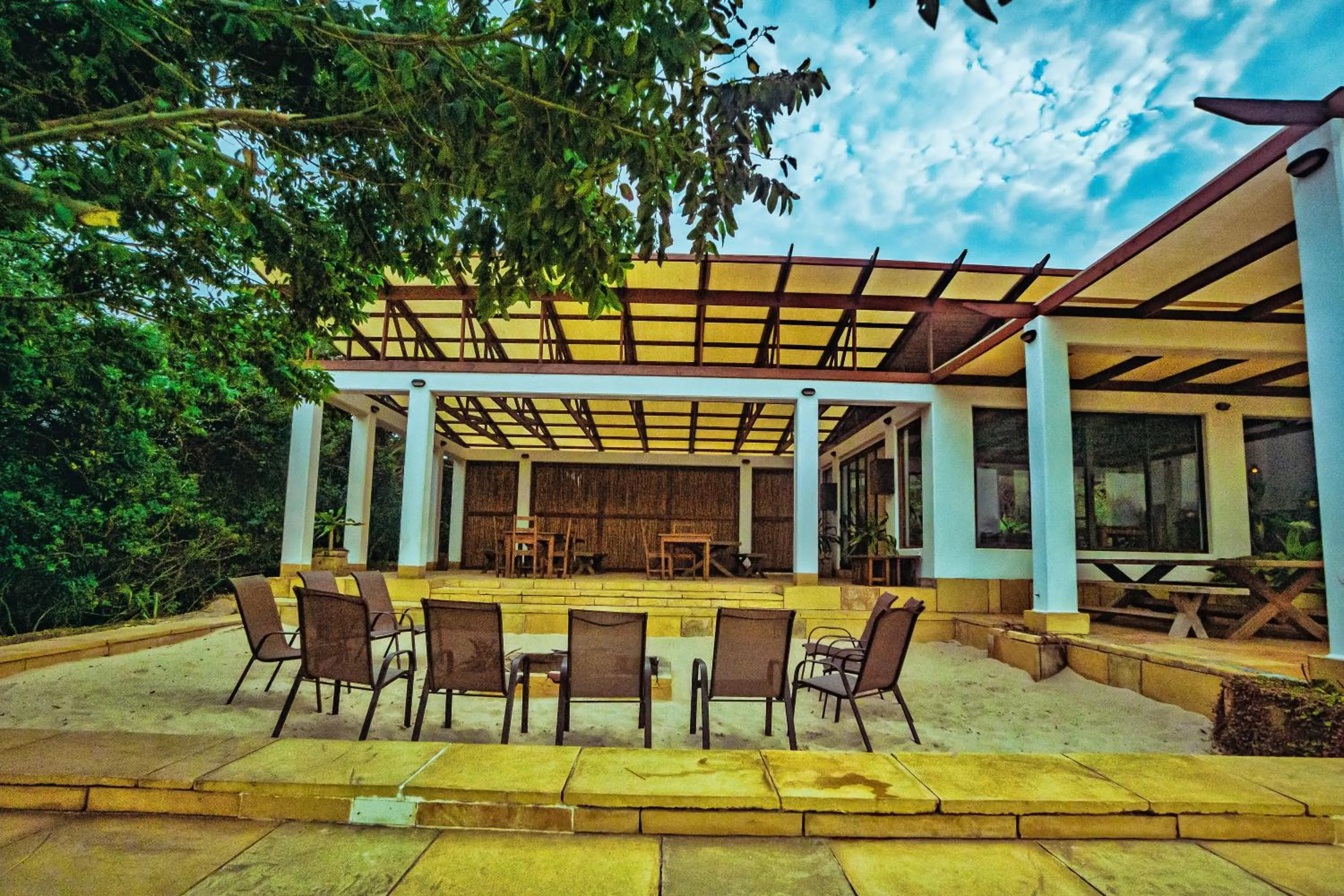 Patio in Sky Island Resort