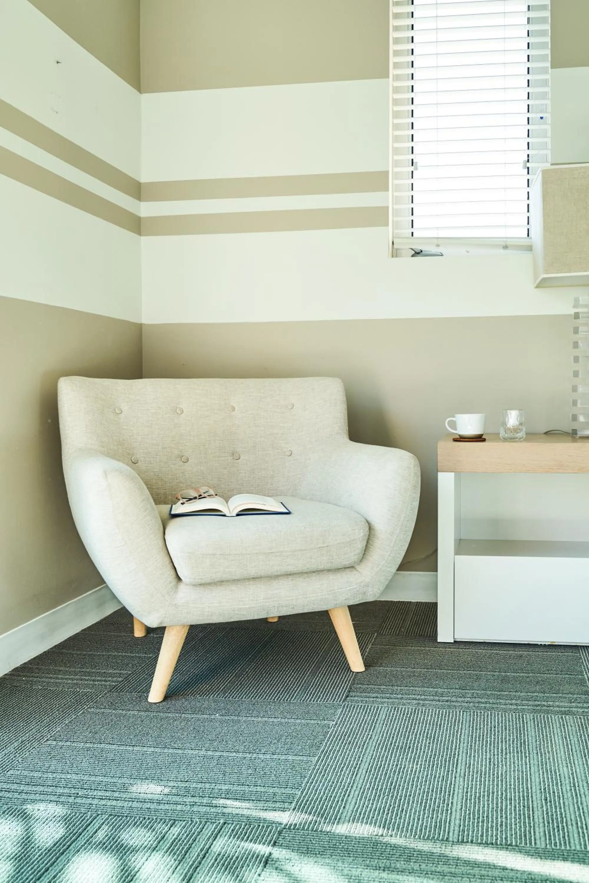 Seating area in The Local House