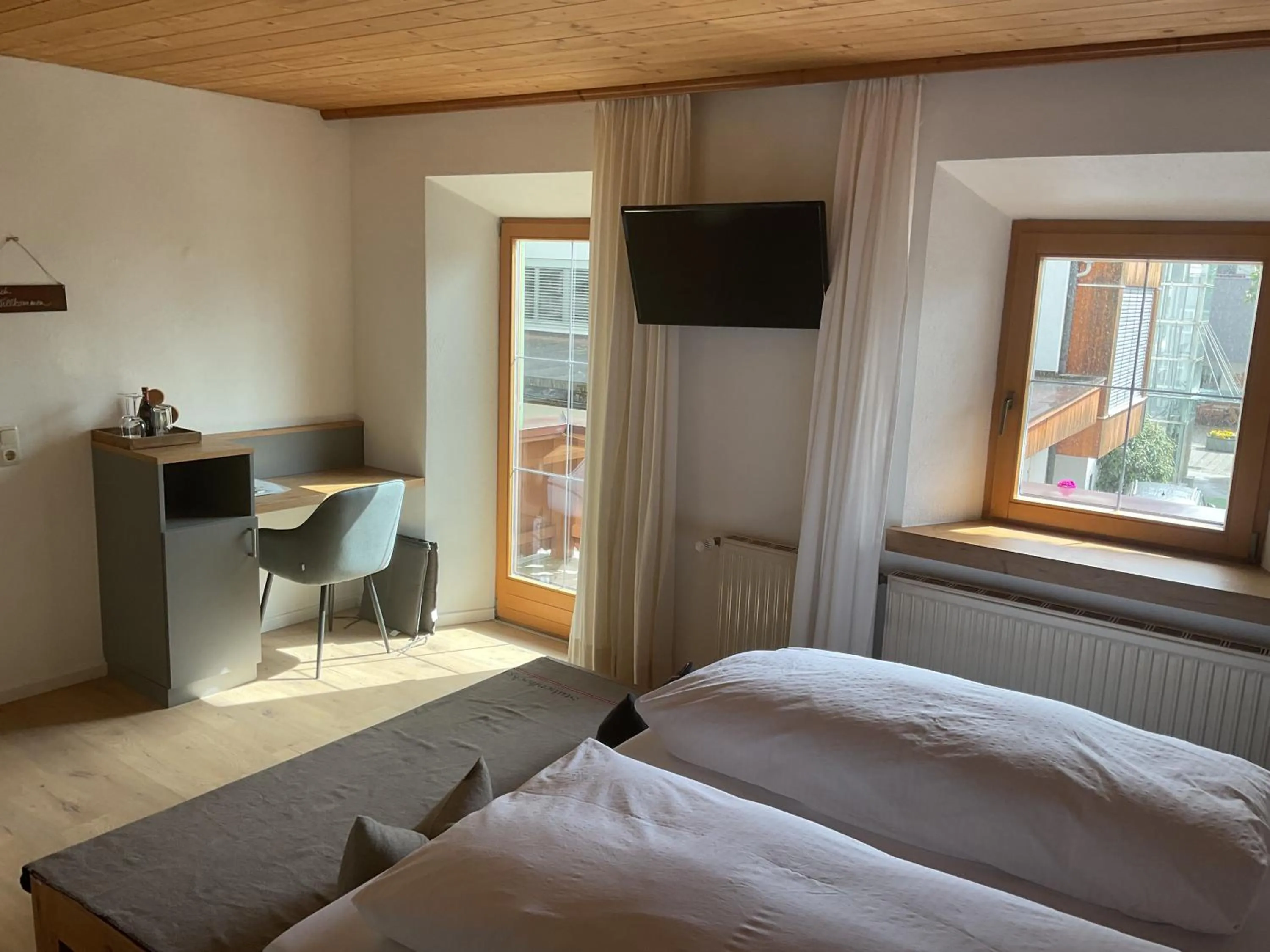 Bed in Landgasthof Dorfstadl