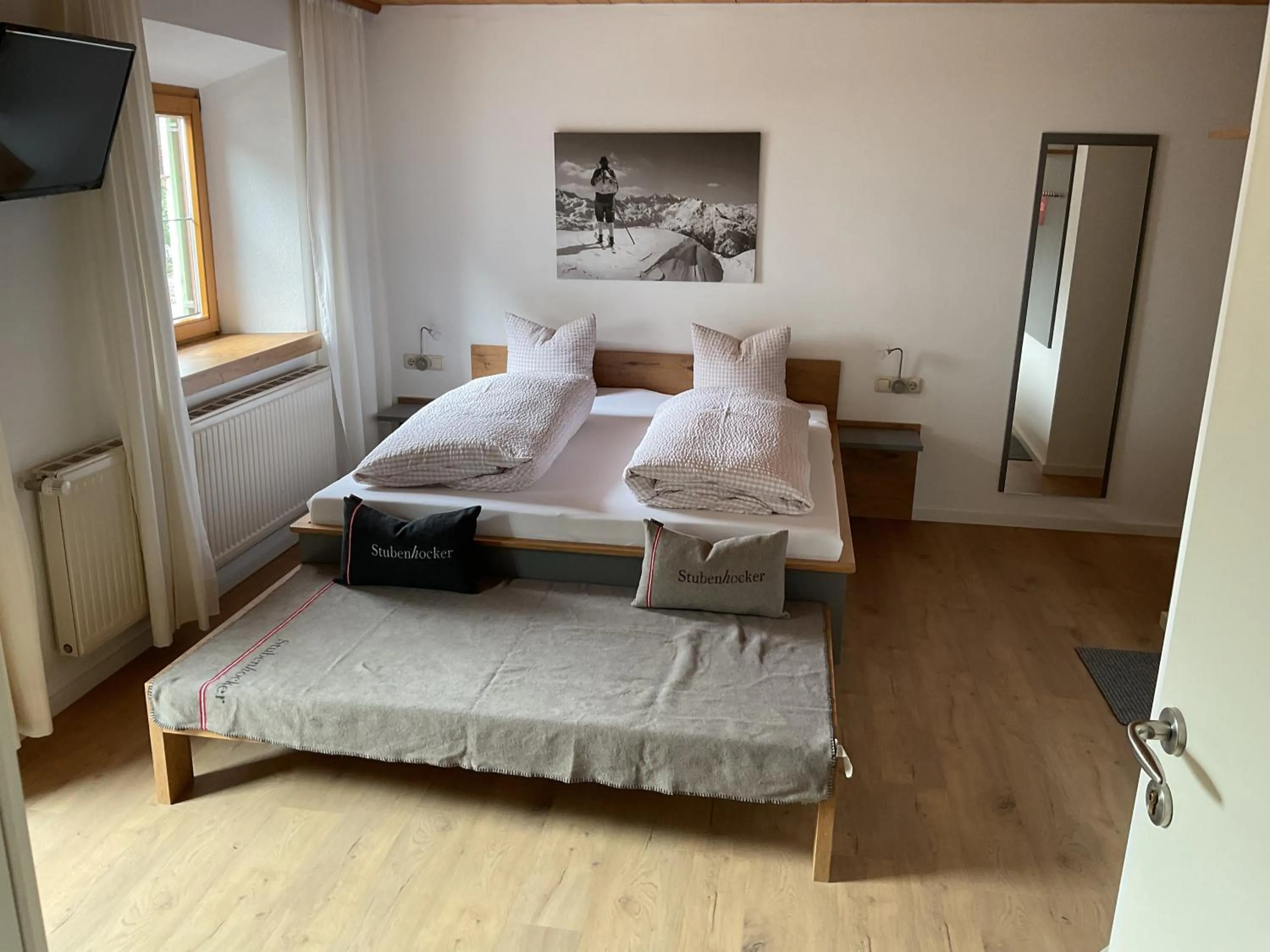 Bed in Landgasthof Dorfstadl