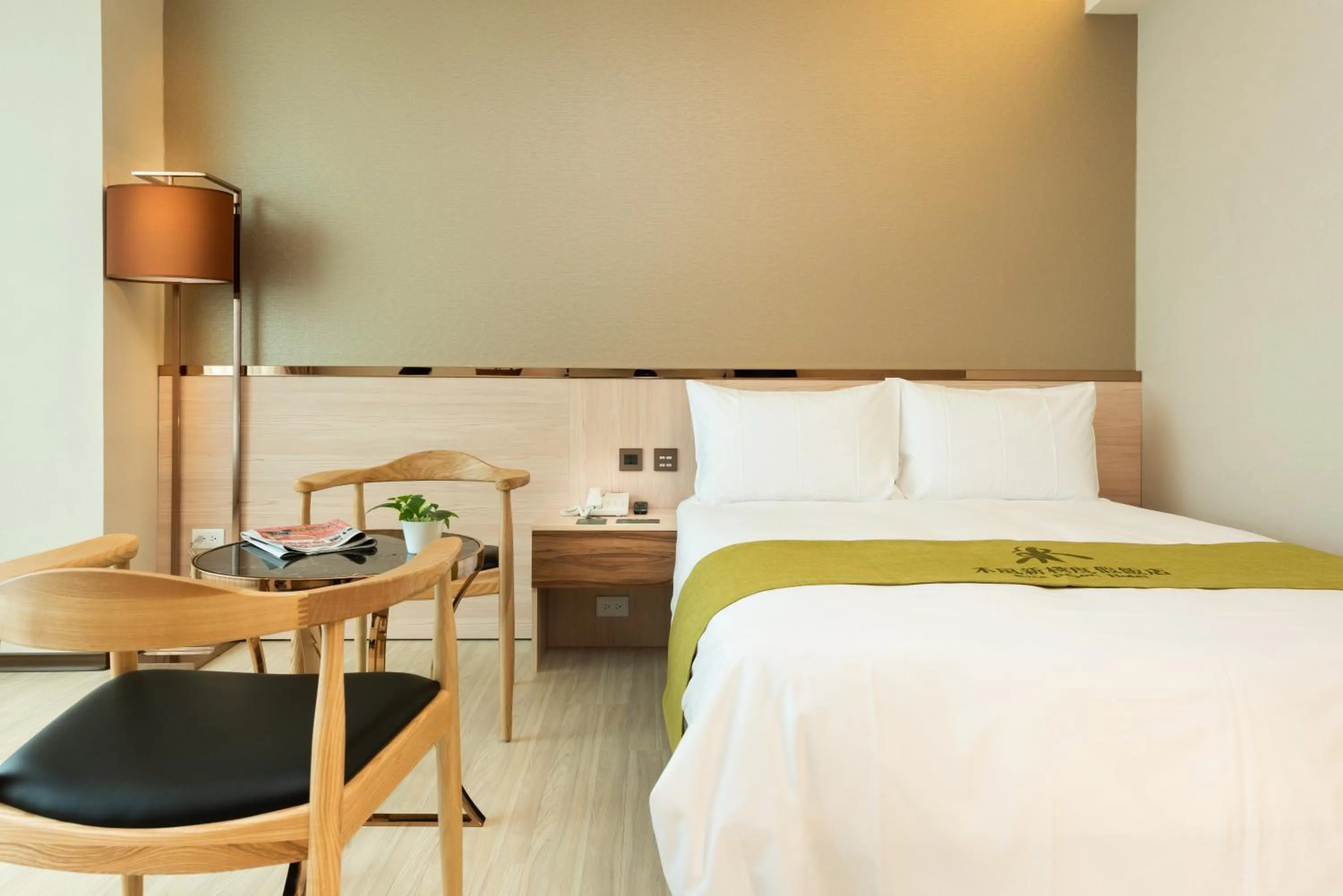 Bed in Rice Resort Hotel