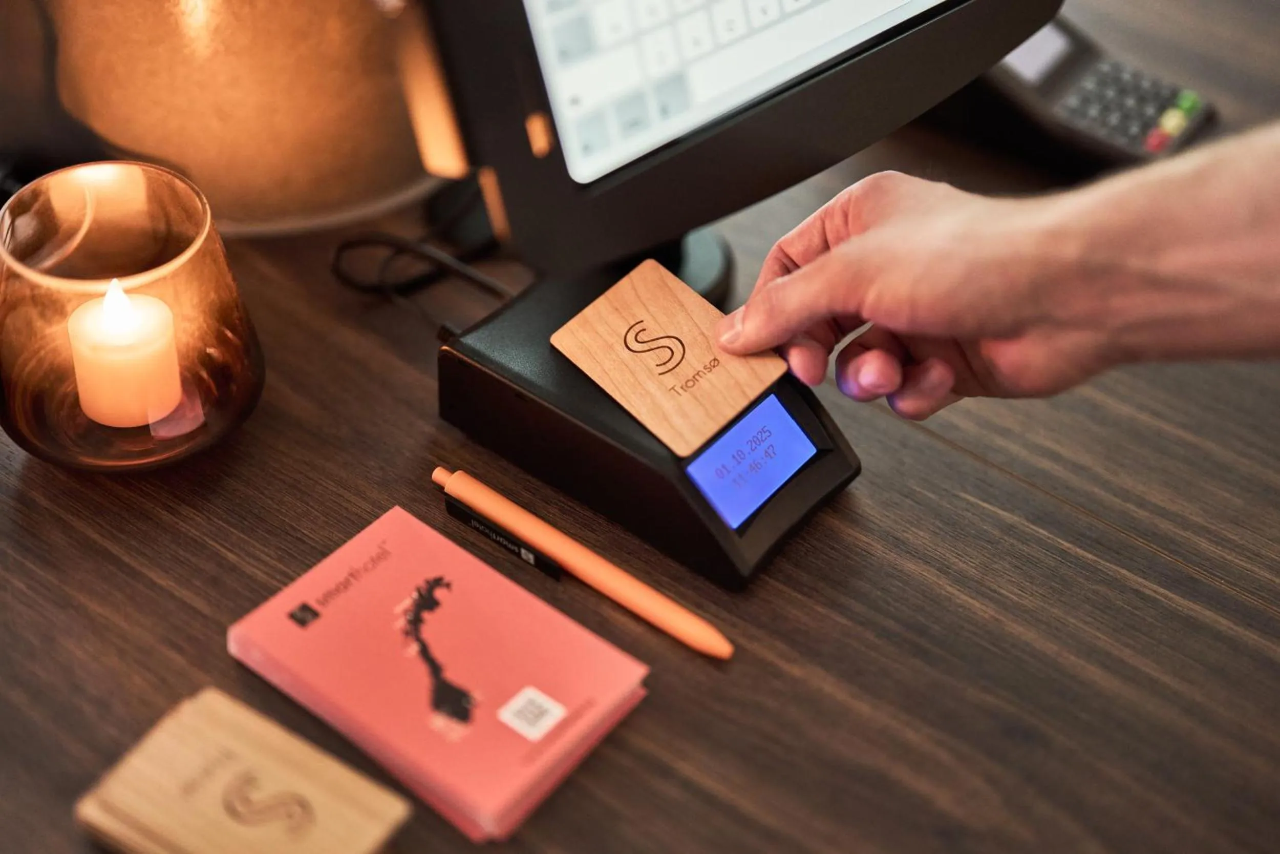 Lobby or reception in Smarthotel Tromsø