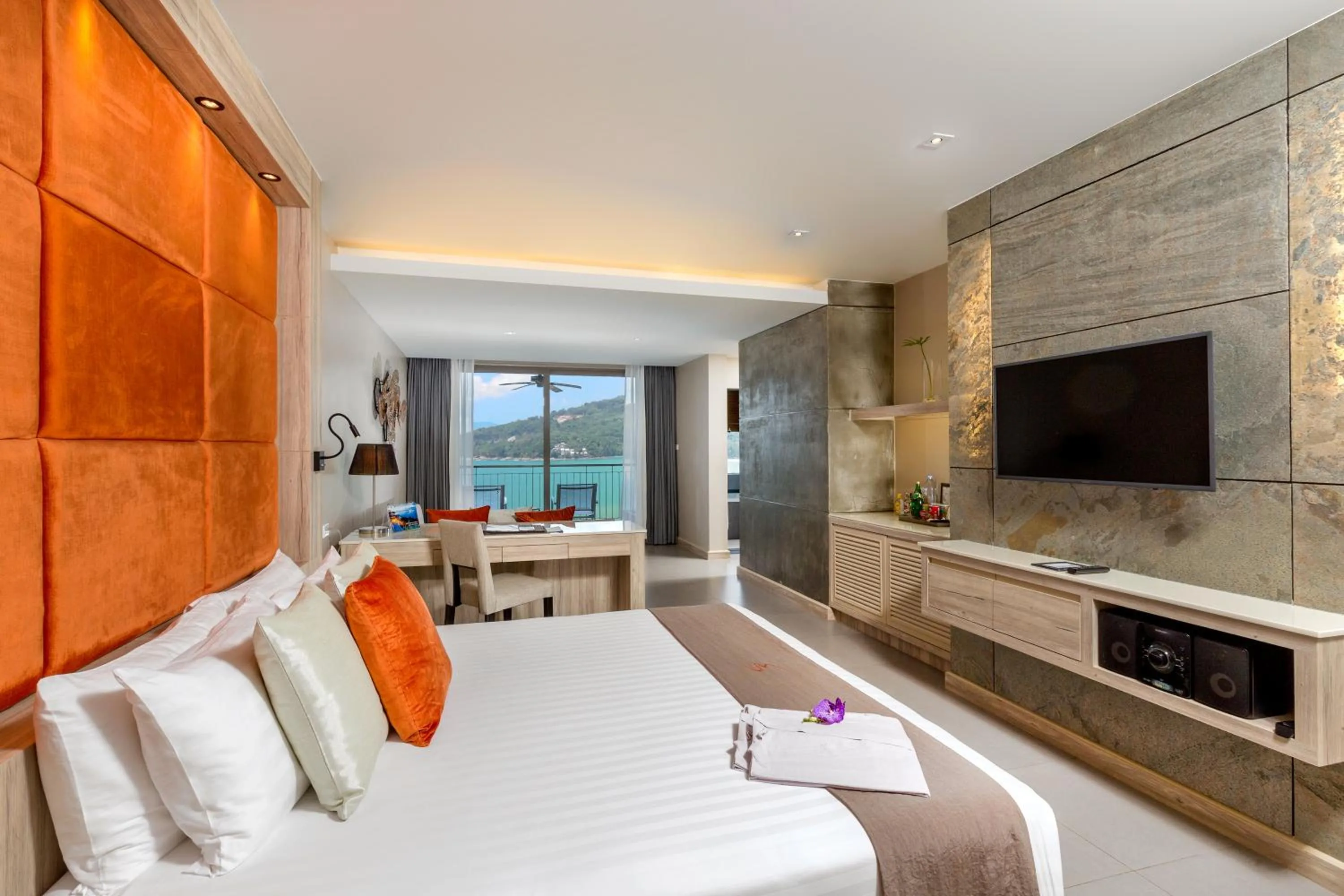 Bedroom, Bed in Cape Sienna Phuket Gourmet Hotel & Villas - SHA Extra Plus