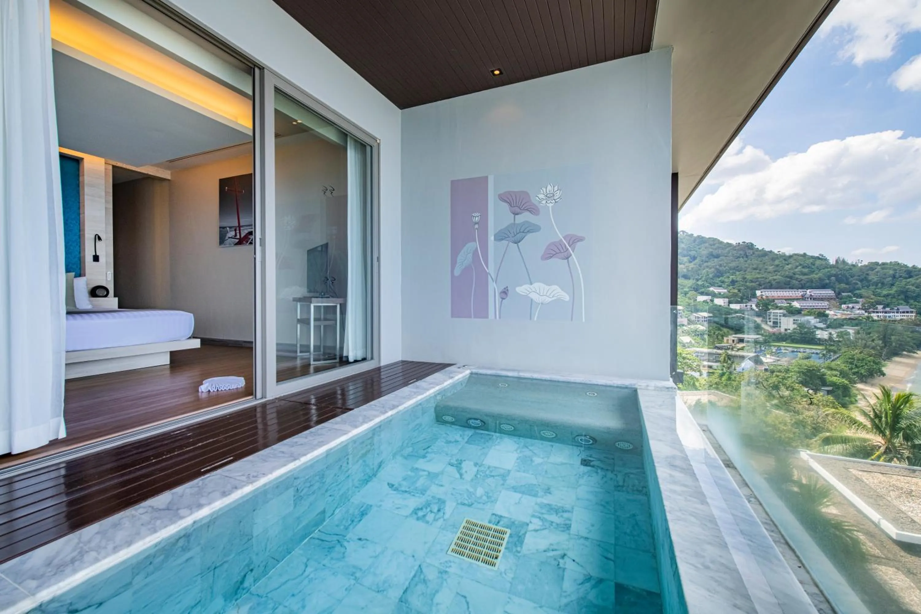 Balcony/Terrace in Cape Sienna Phuket Gourmet Hotel & Villas - SHA Extra Plus
