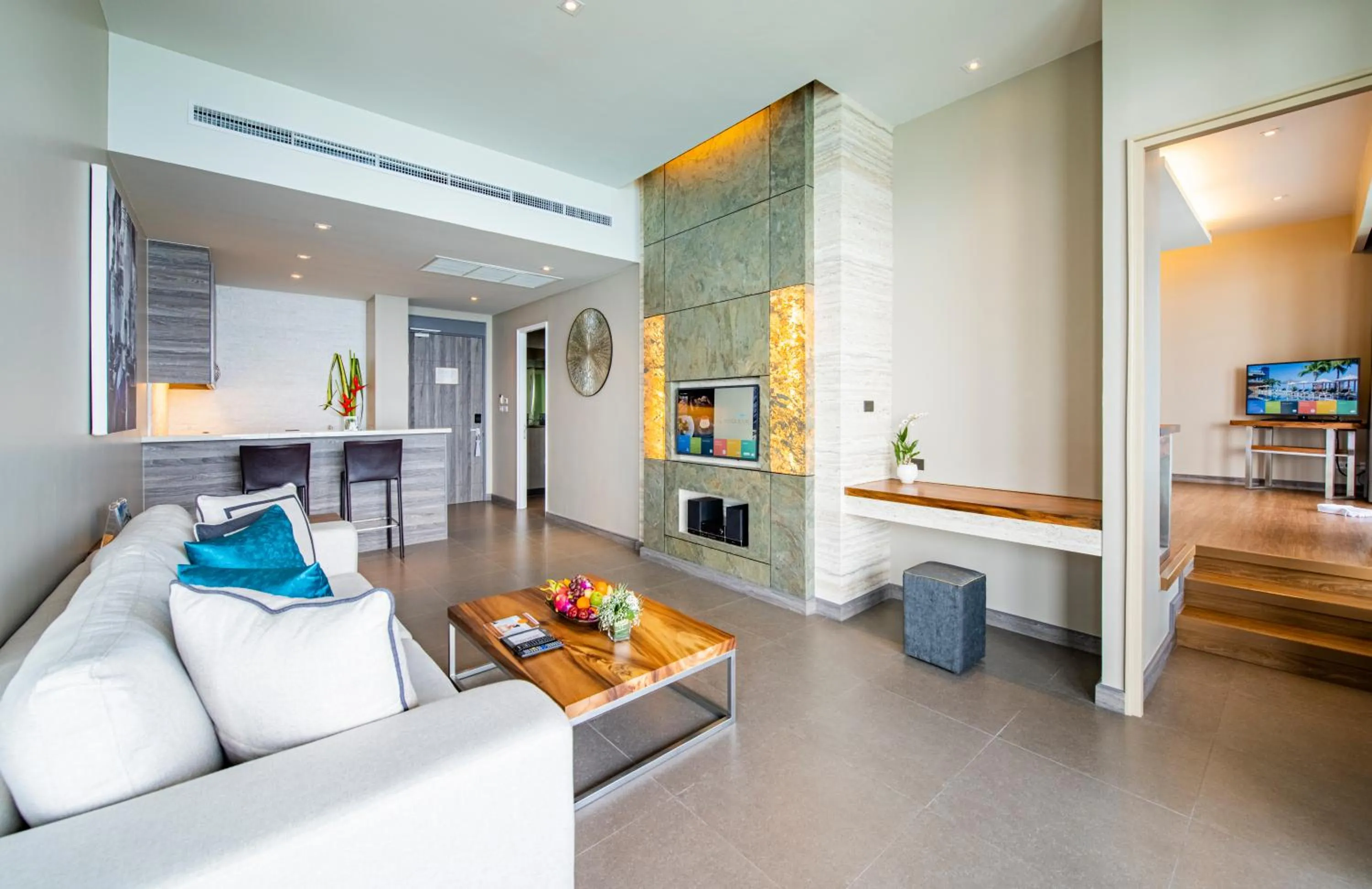 Living room in Cape Sienna Phuket Gourmet Hotel & Villas - SHA Extra Plus