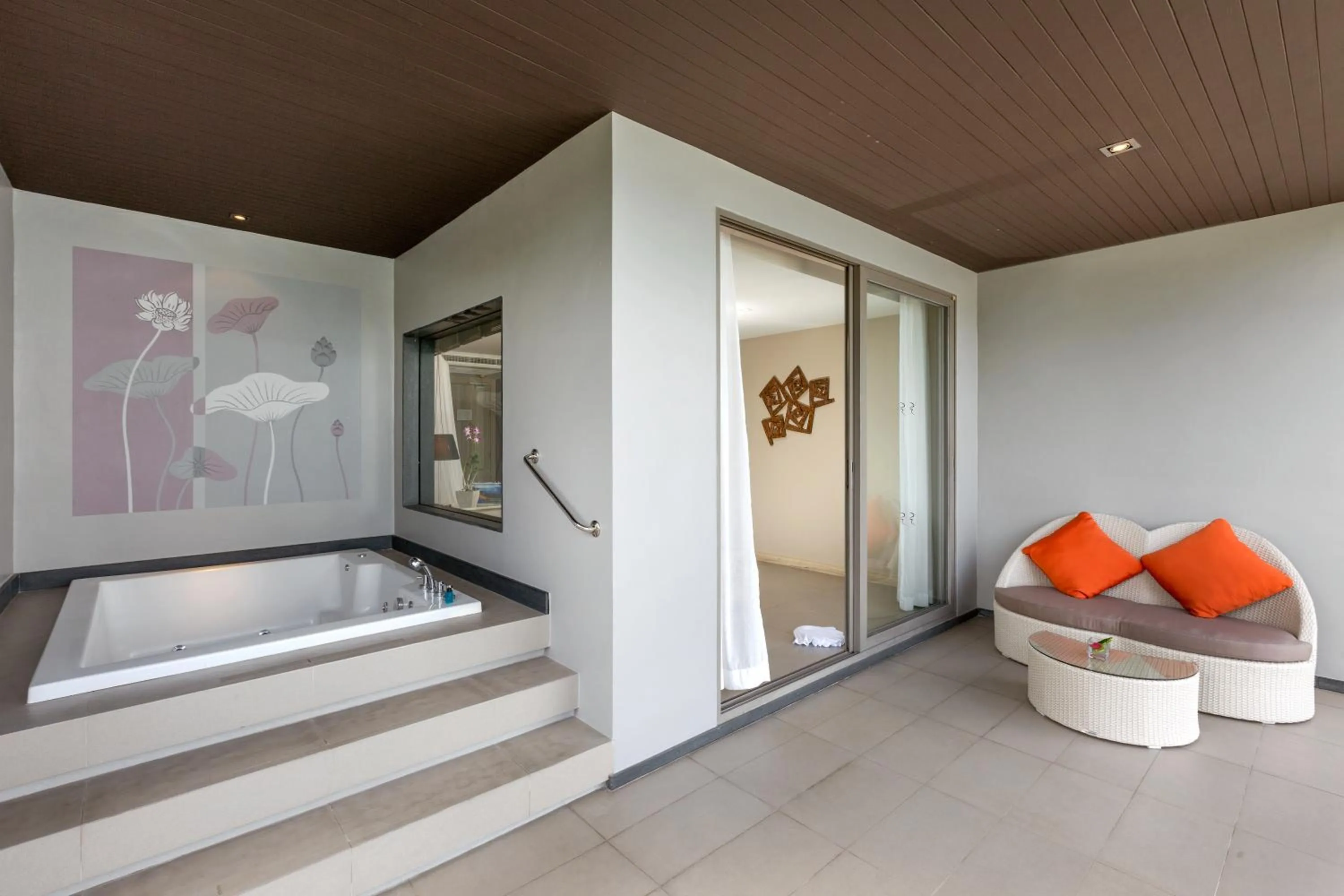 Balcony/Terrace in Cape Sienna Phuket Gourmet Hotel & Villas - SHA Extra Plus