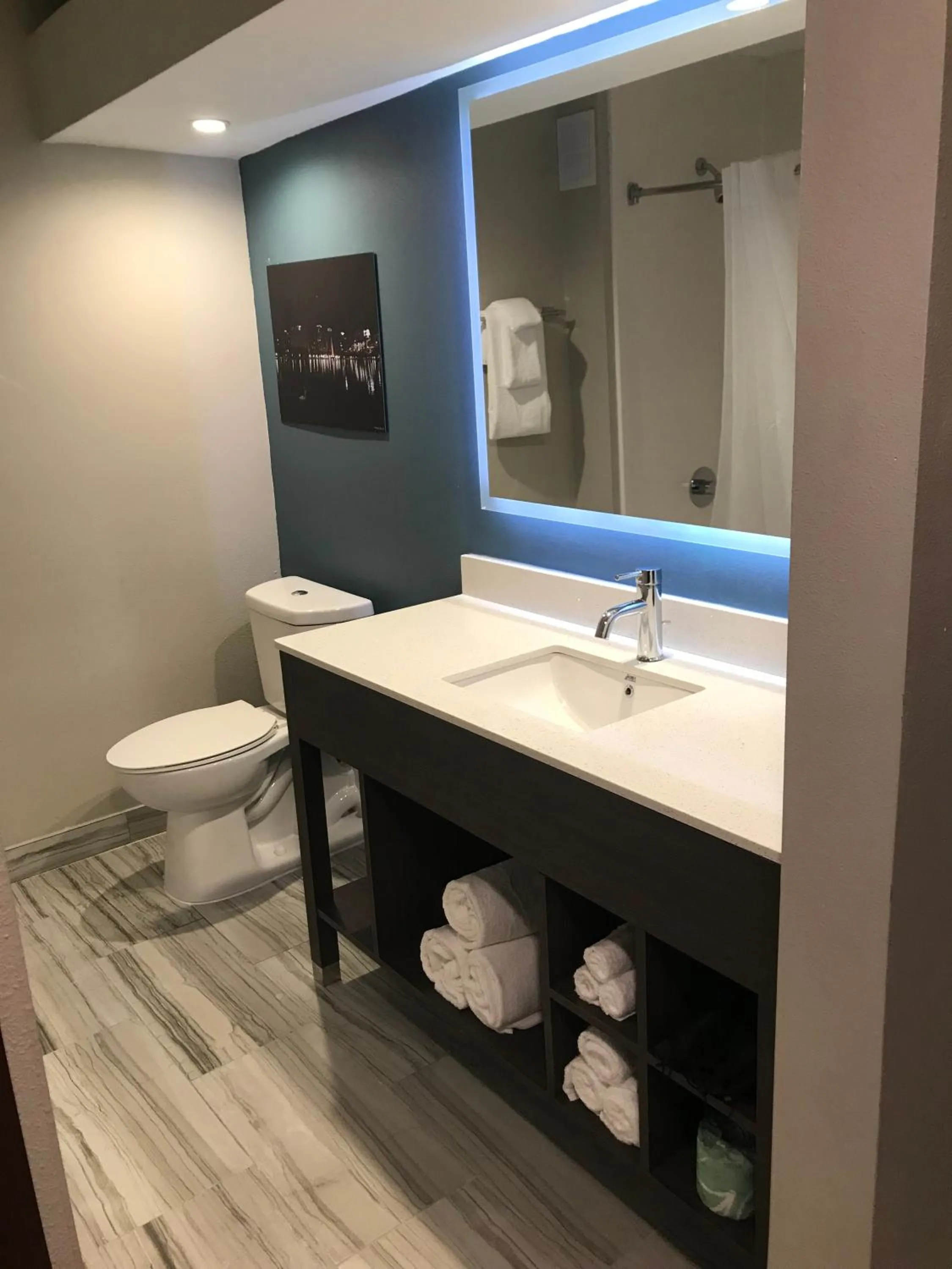 Bathroom in Nobile Hotel Parkway at Celebration Orlando Very Close to Disney Theme Parks