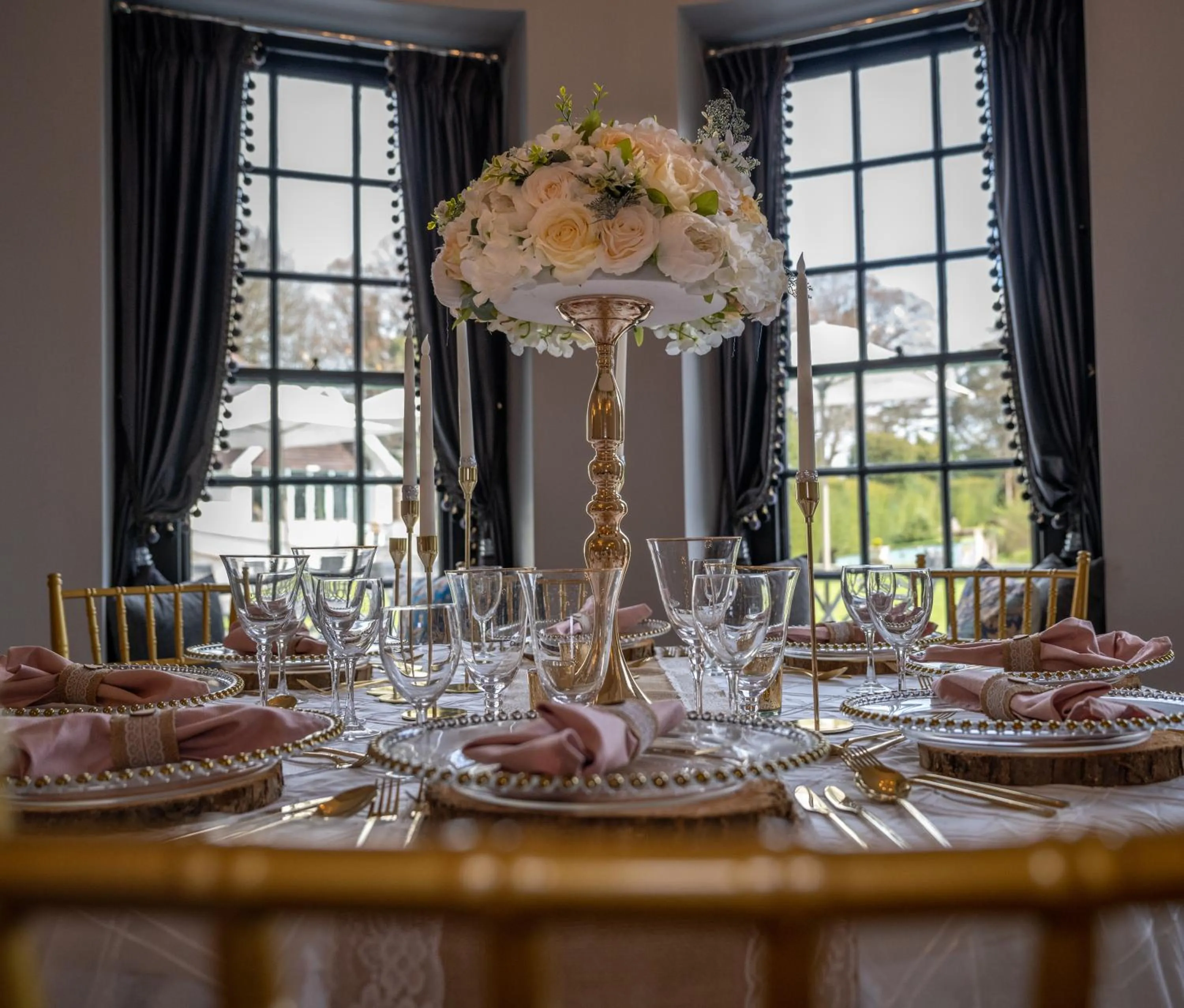 Dining area in Croydon Hall