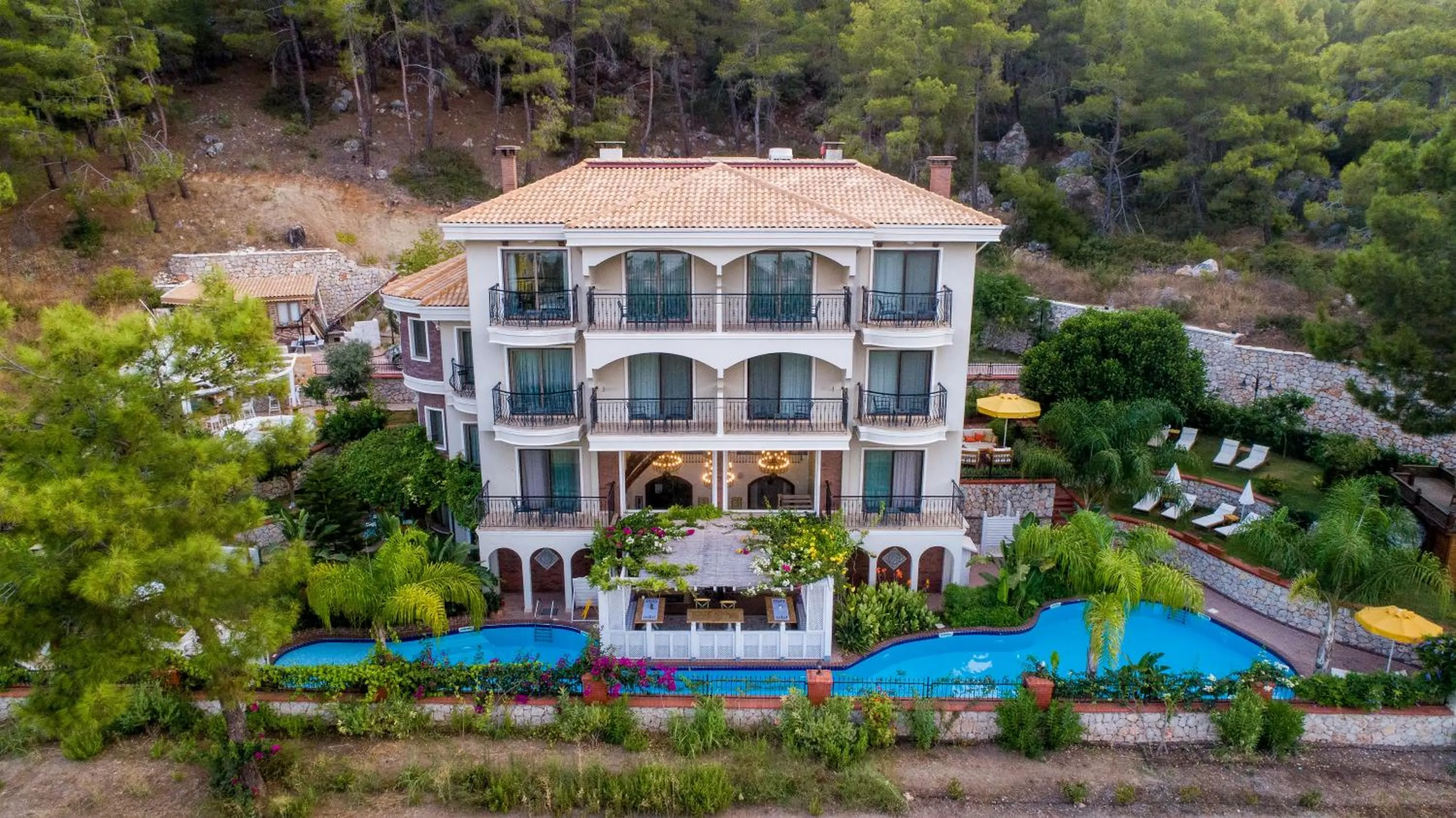 Bird's eye view in Esperanza Boutique Hotel of Lykia