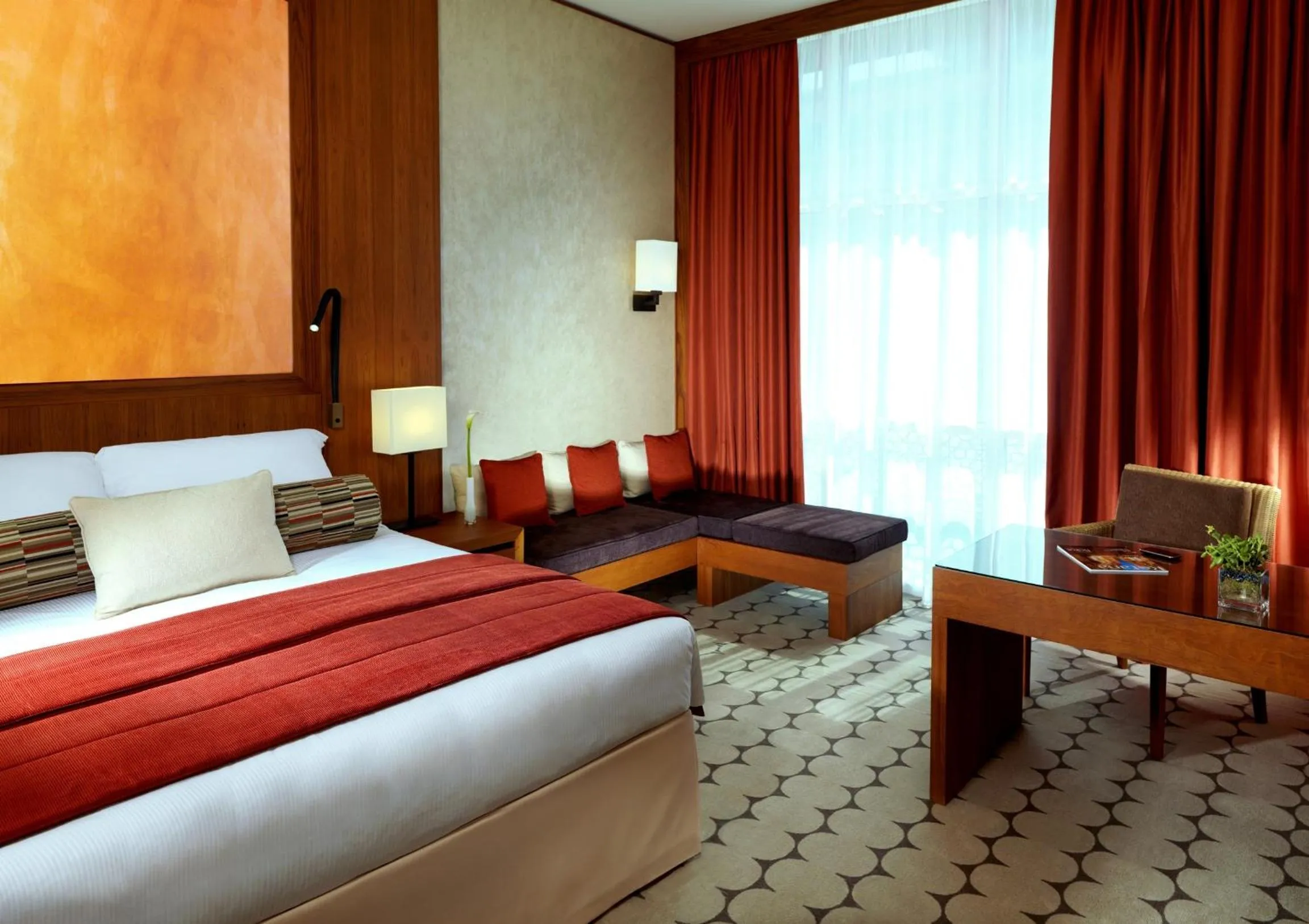 Bedroom, Bed in Yas Island Rotana Abu Dhabi