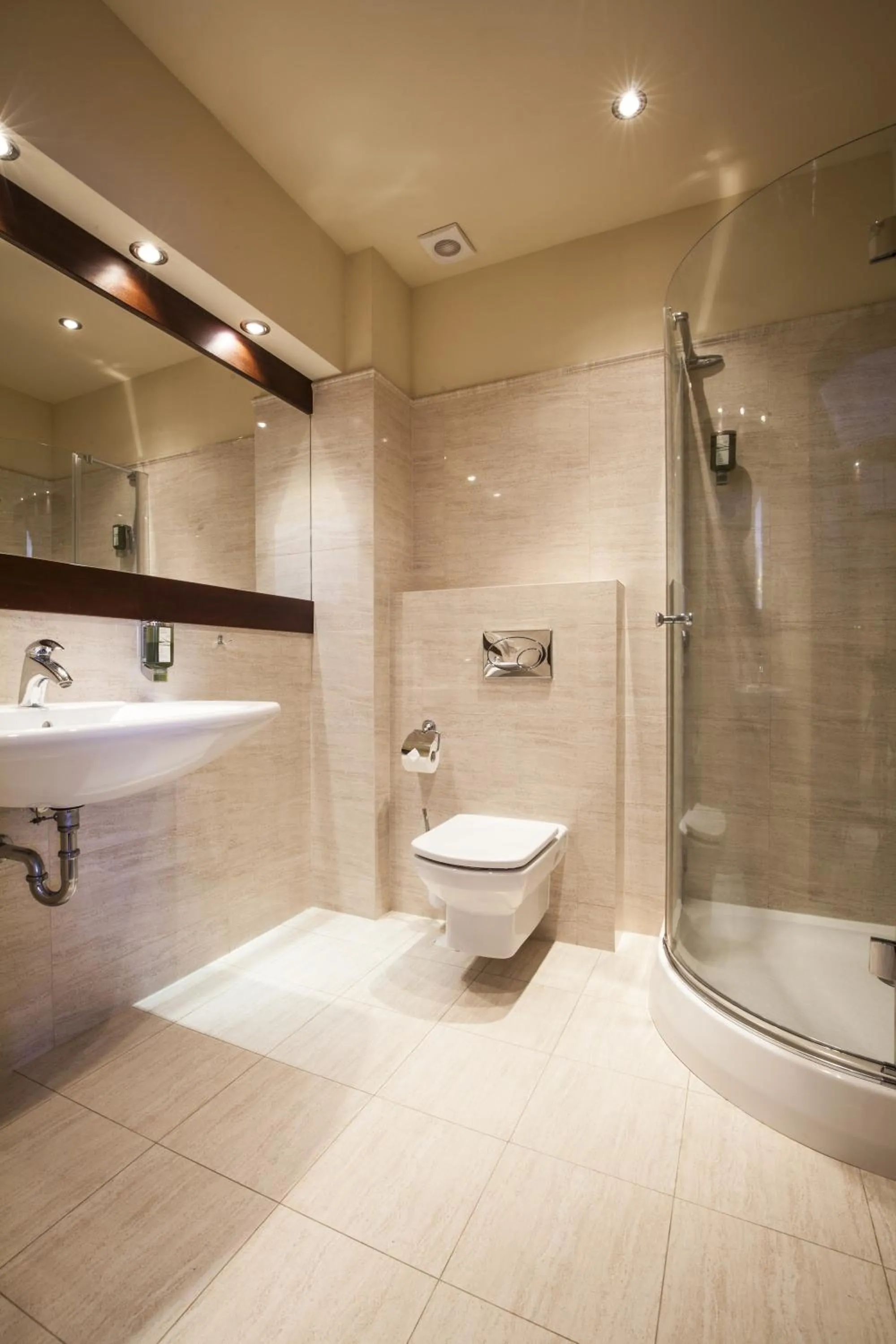 Bathroom in Hotel Lubicz