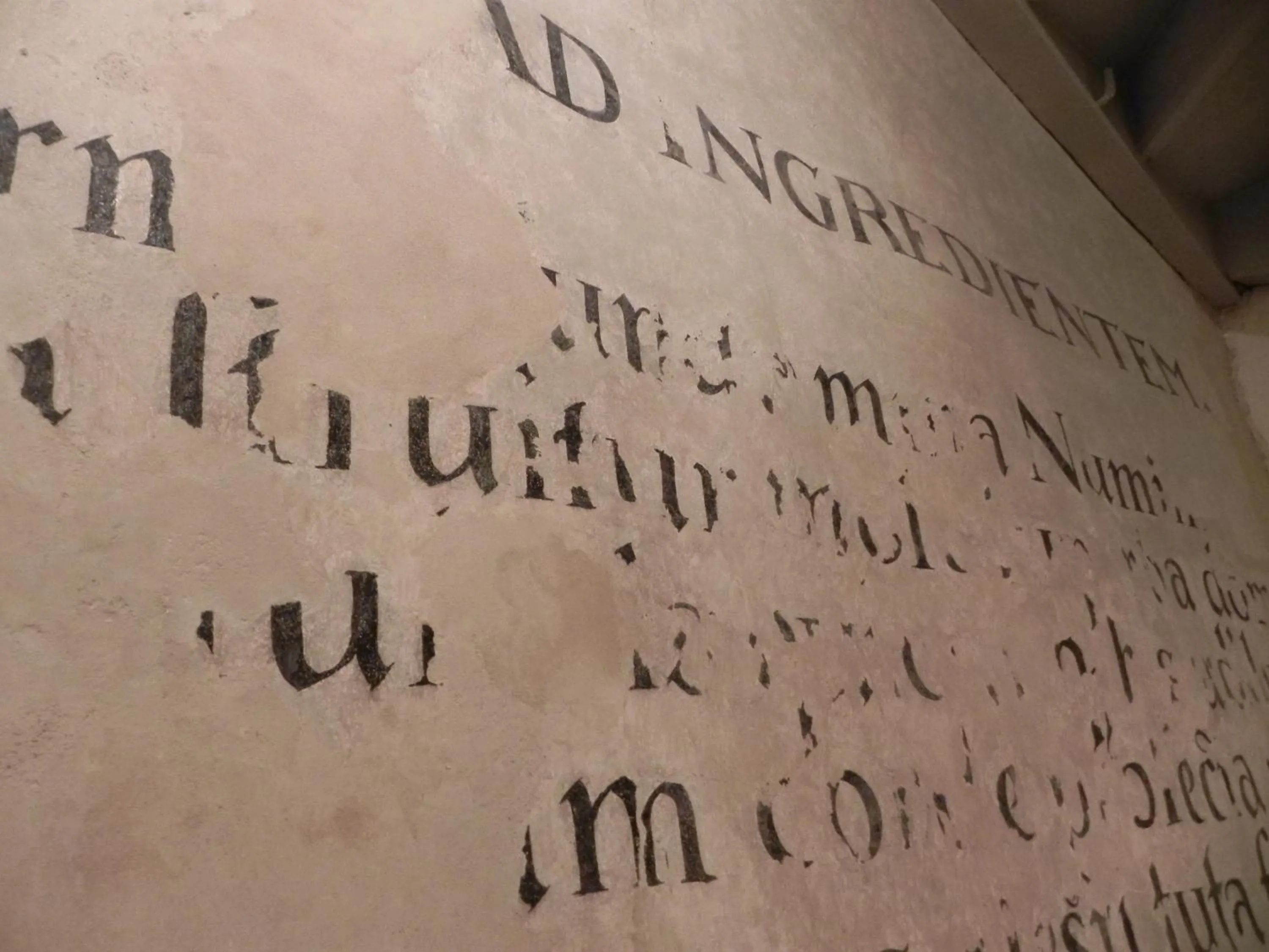 Decorative detail in Hotel Italia