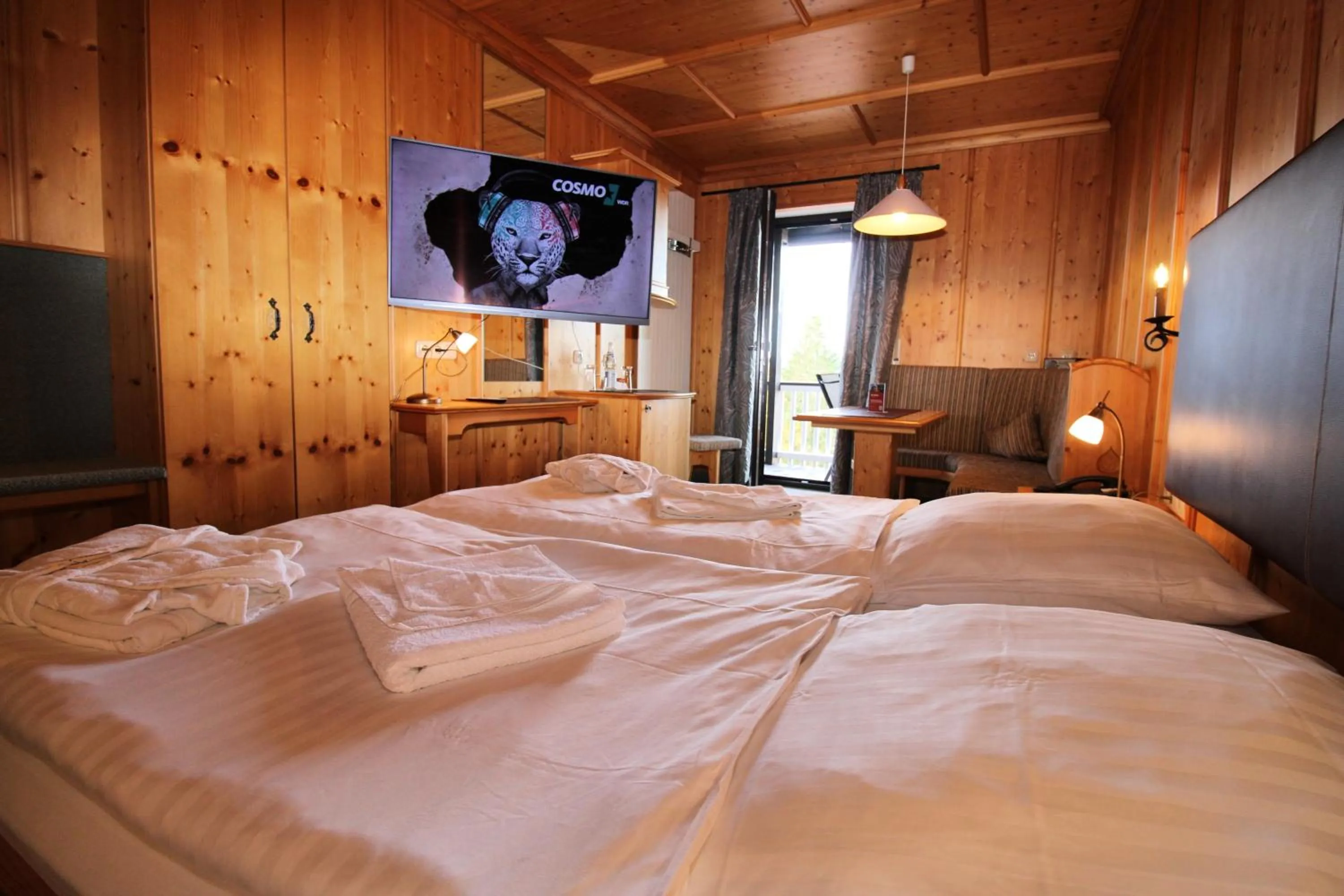 Bedroom, Bed in Hotel & Residence Hochriegel