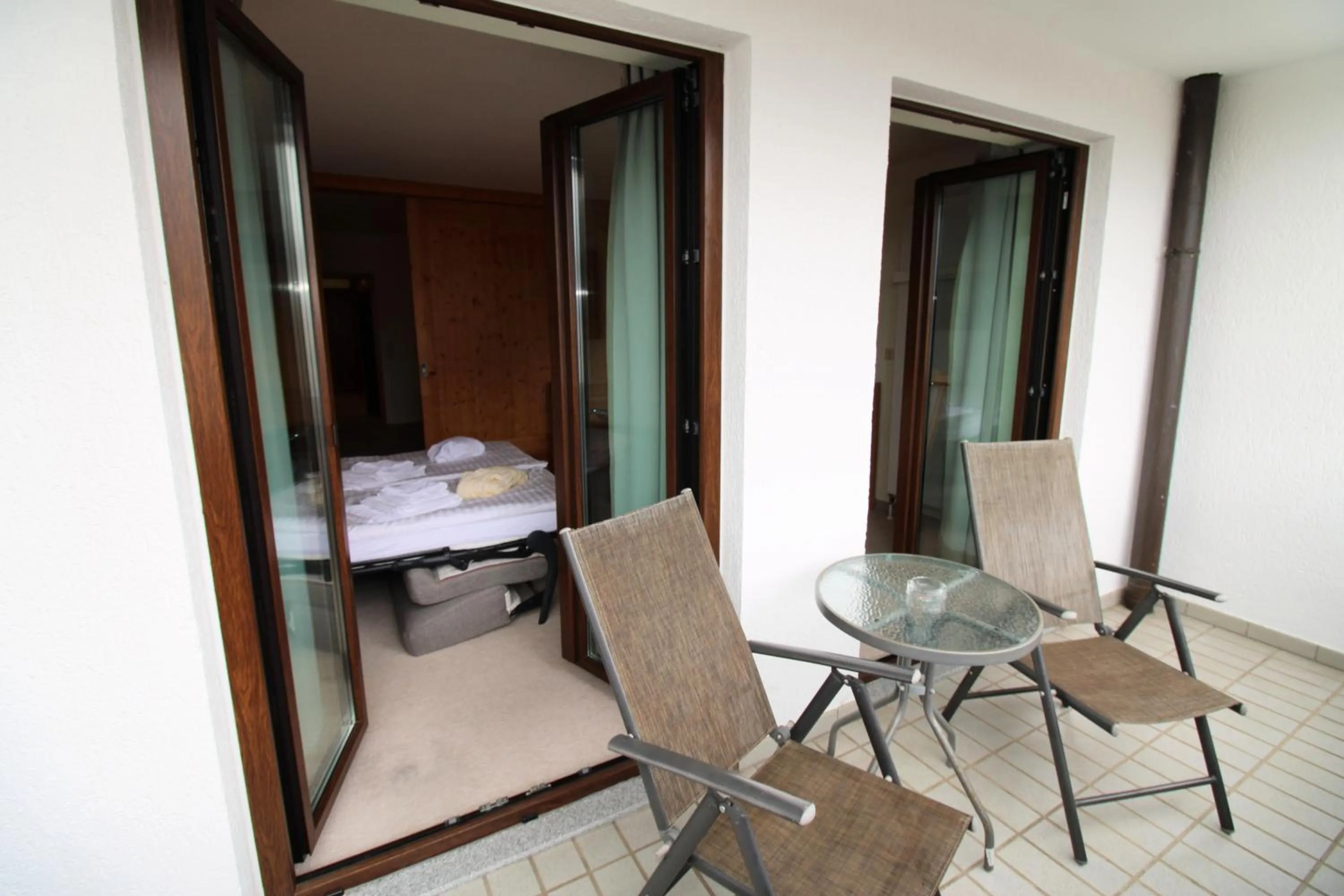 Balcony/Terrace, Bed in Hotel & Residence Hochriegel