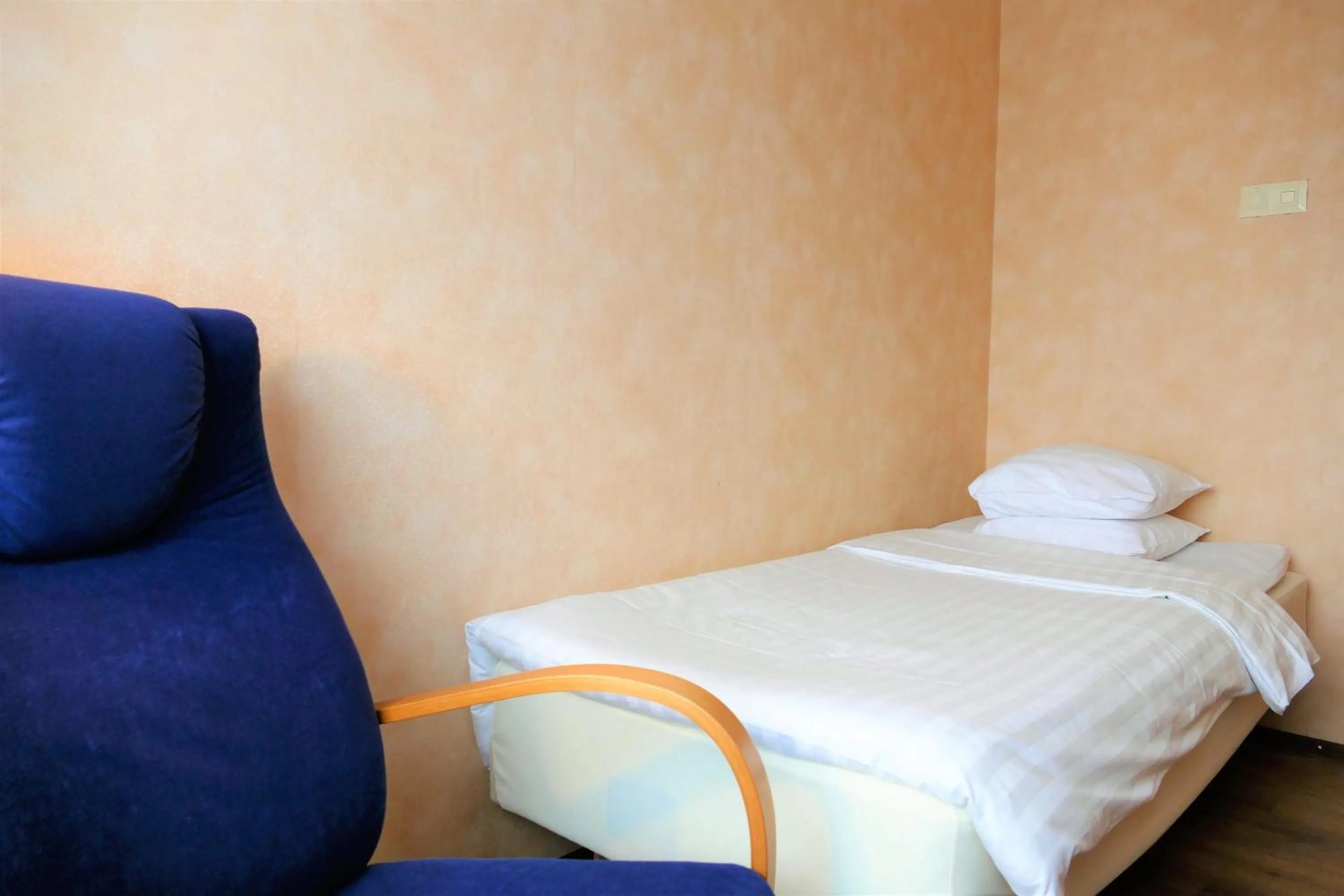 Bed in Linnanpiha Bed & Breakfast