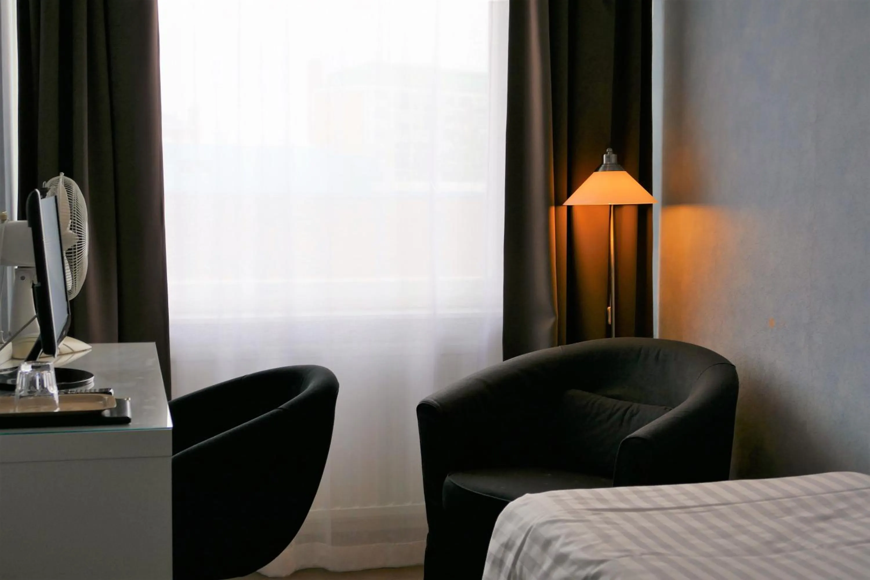 Bed in Linnanpiha Bed & Breakfast