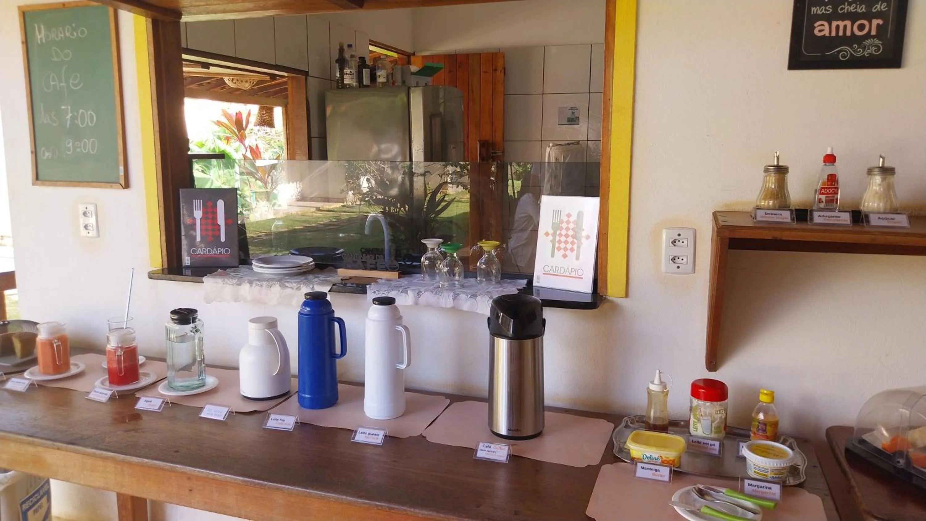 Food and drinks in Pousada Gostoso Village