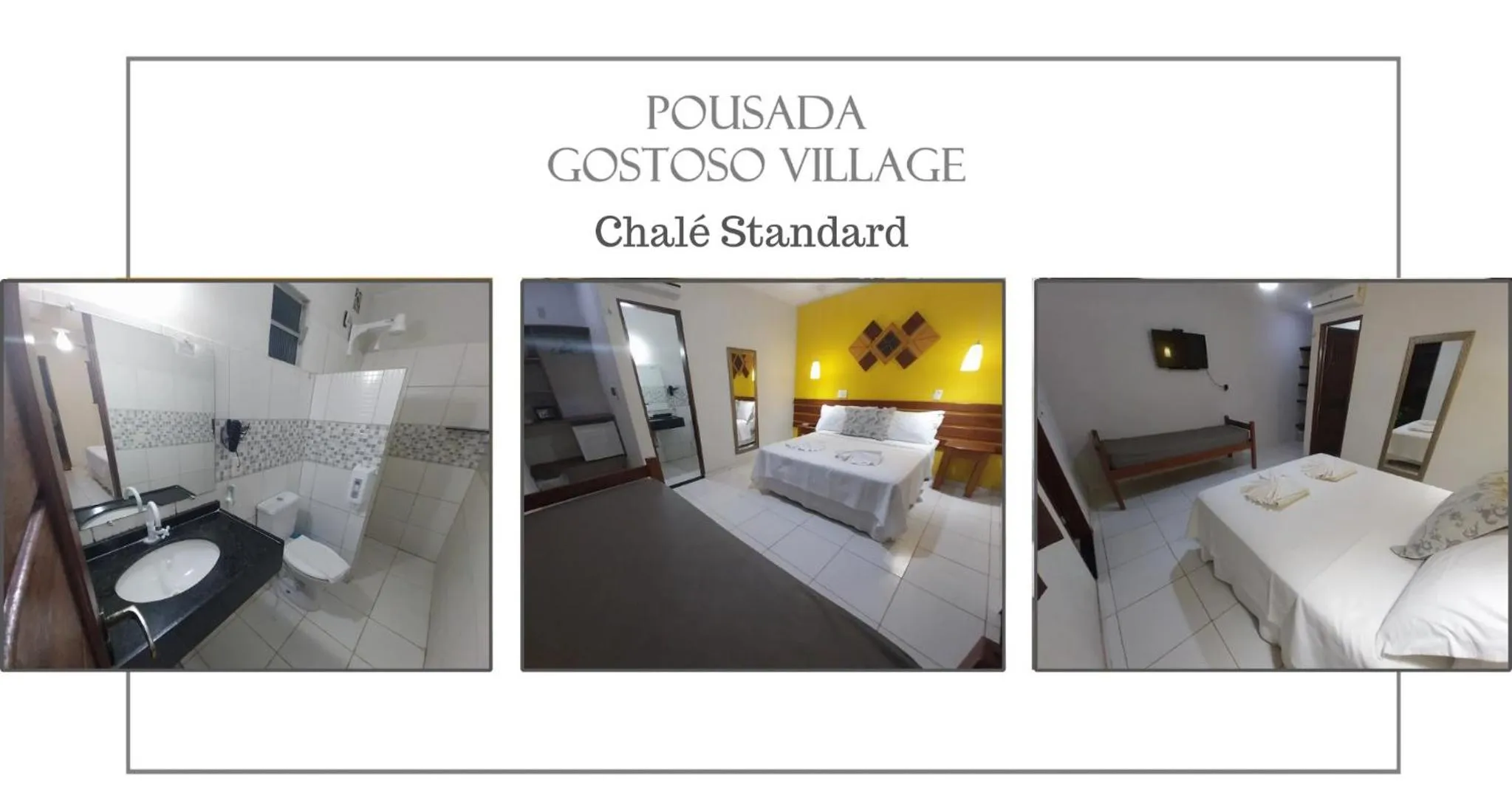 Bed in Pousada Gostoso Village