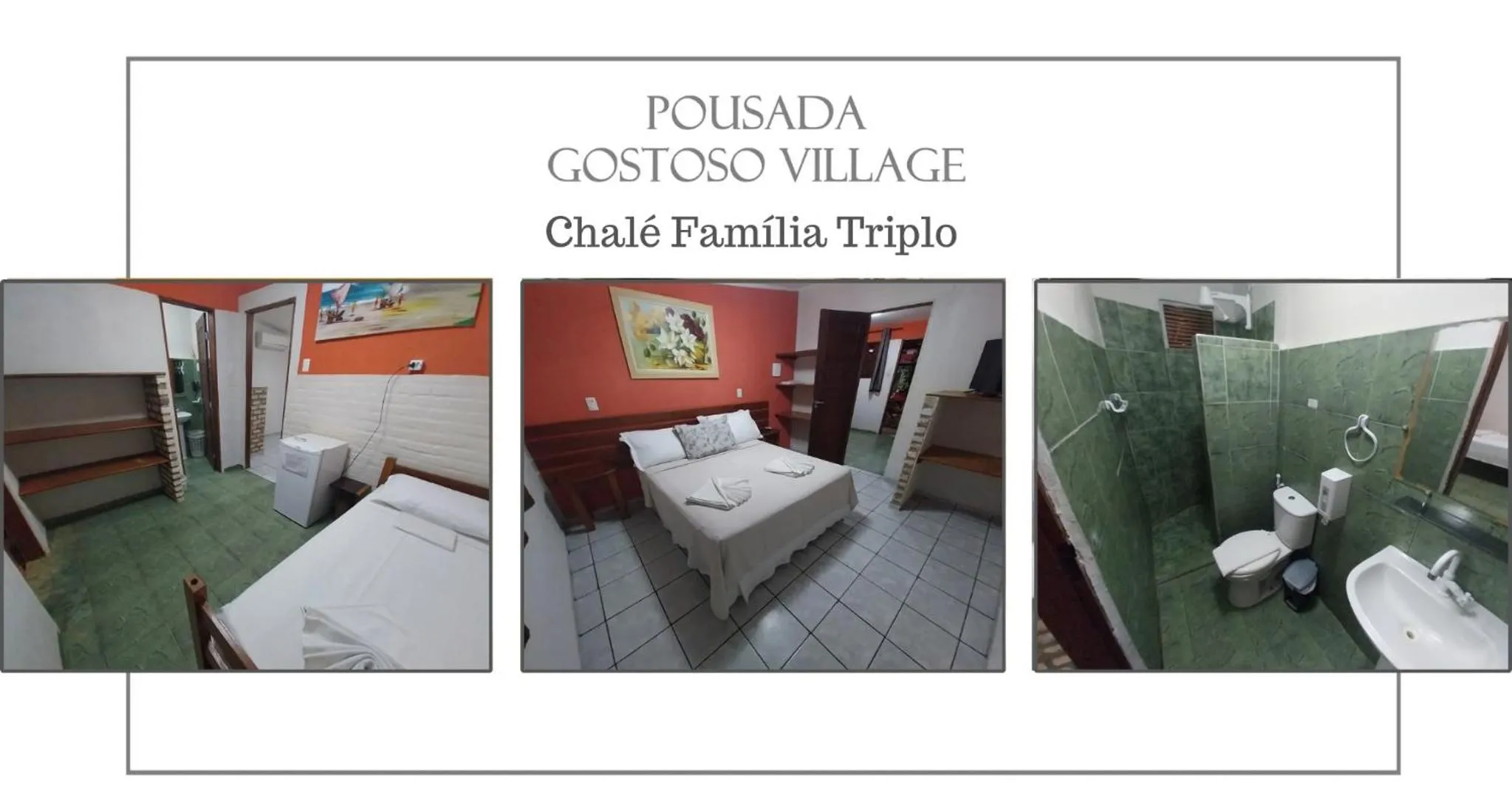 Bed in Pousada Gostoso Village