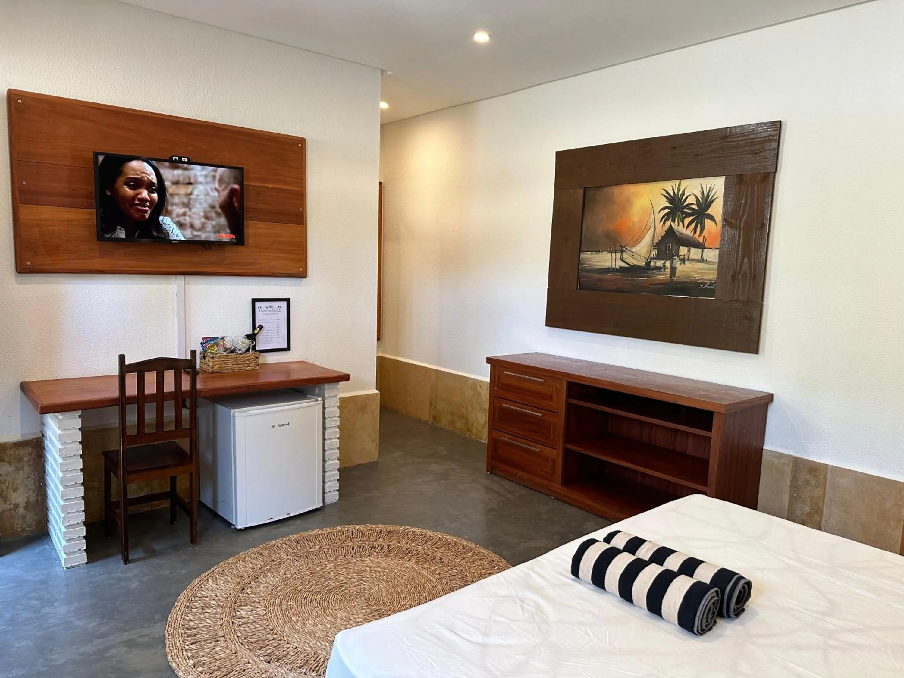 Bed in Pousada Oasis Paracuru