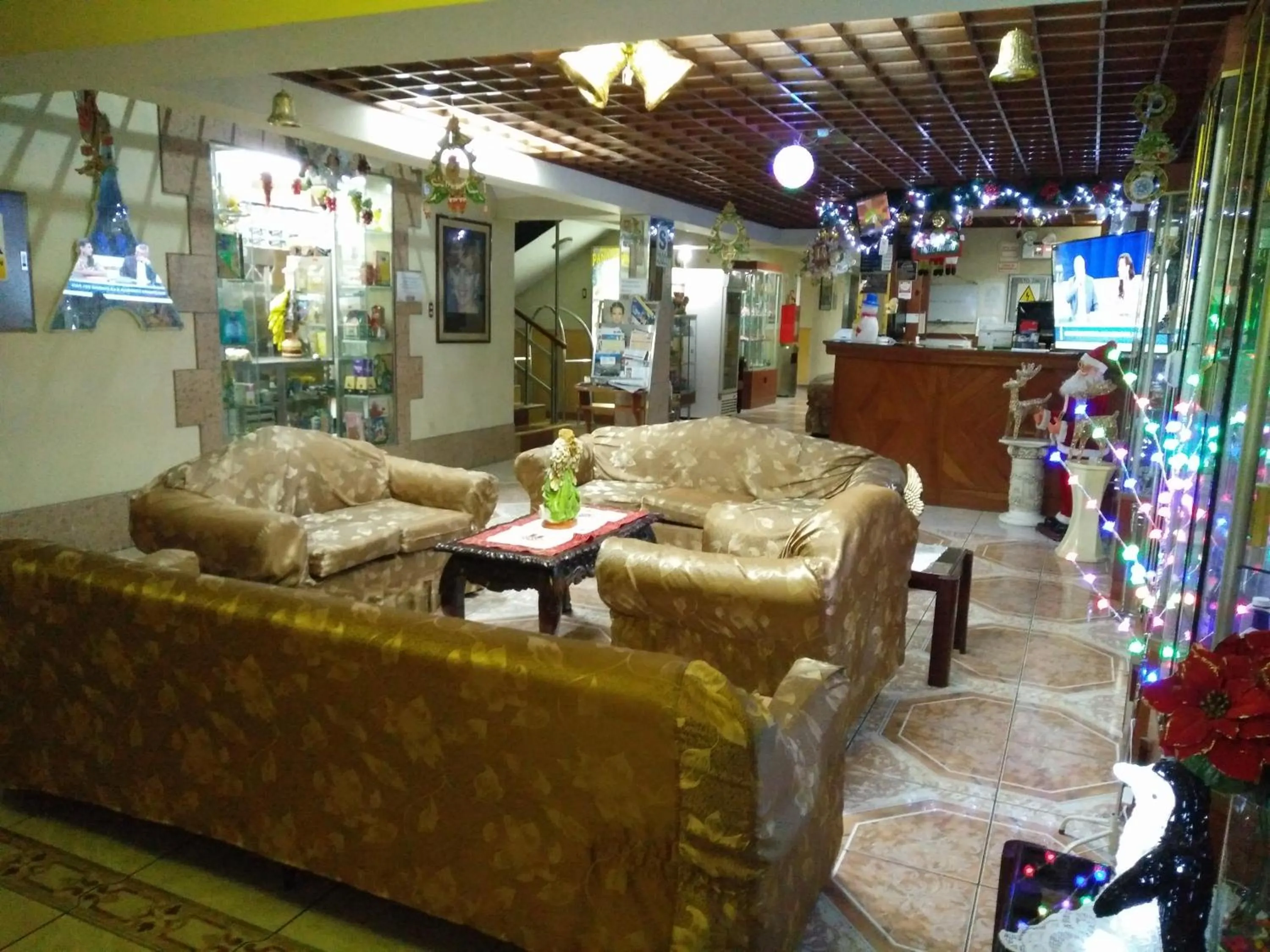 Lobby or reception in Hotel Panamericano