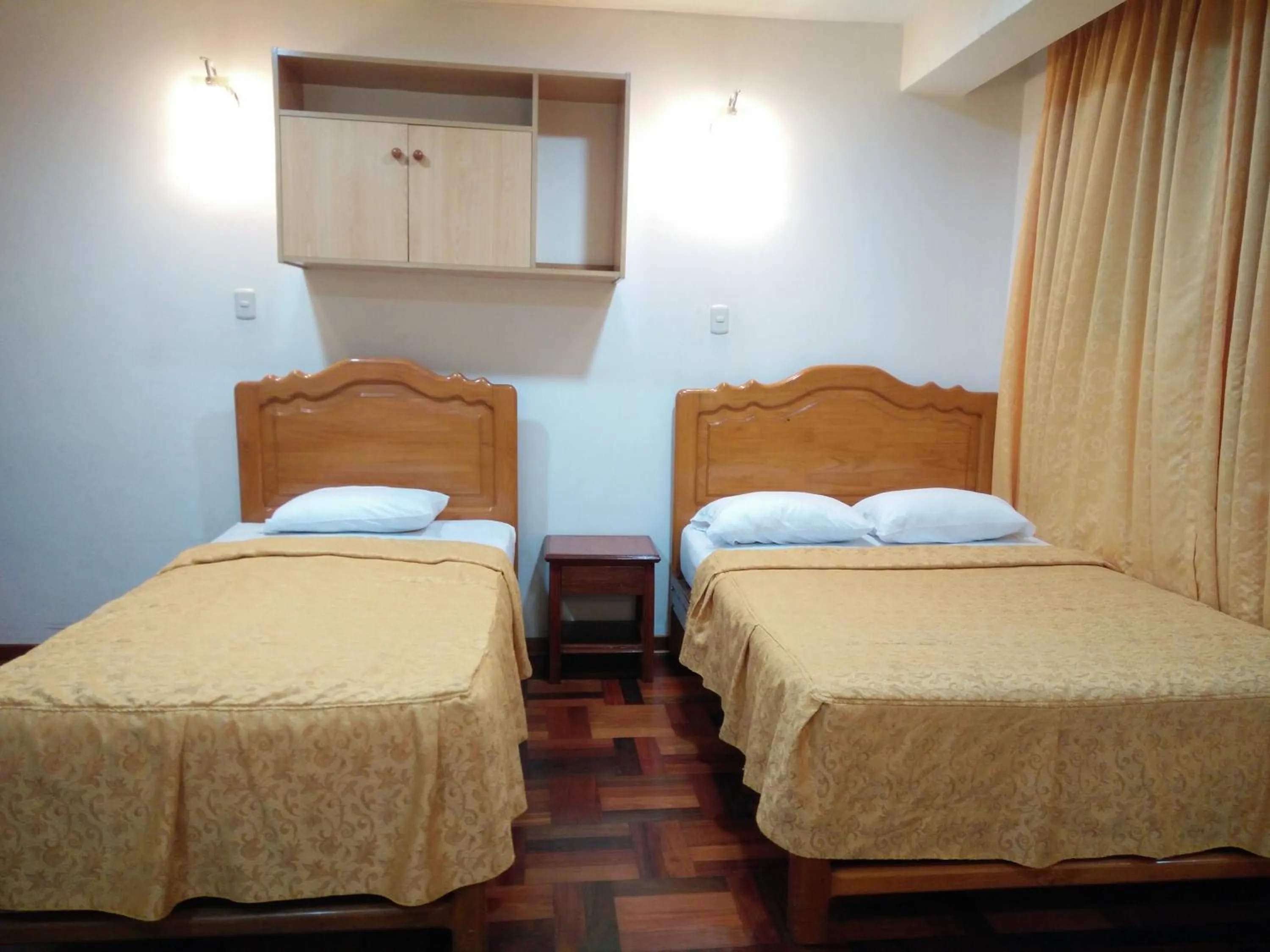 Decorative detail, Bed in Hotel Panamericano