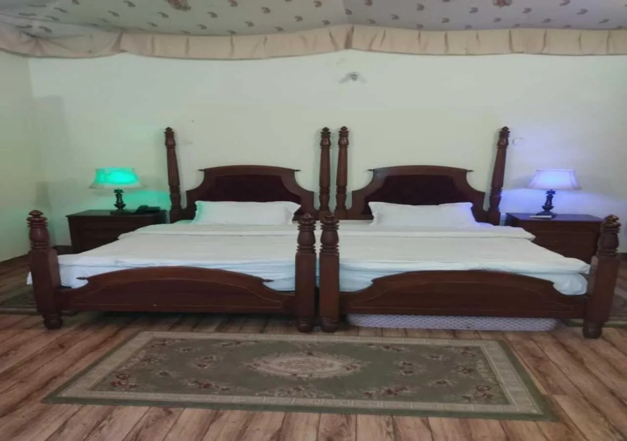 Bed in Lohana Village Resort