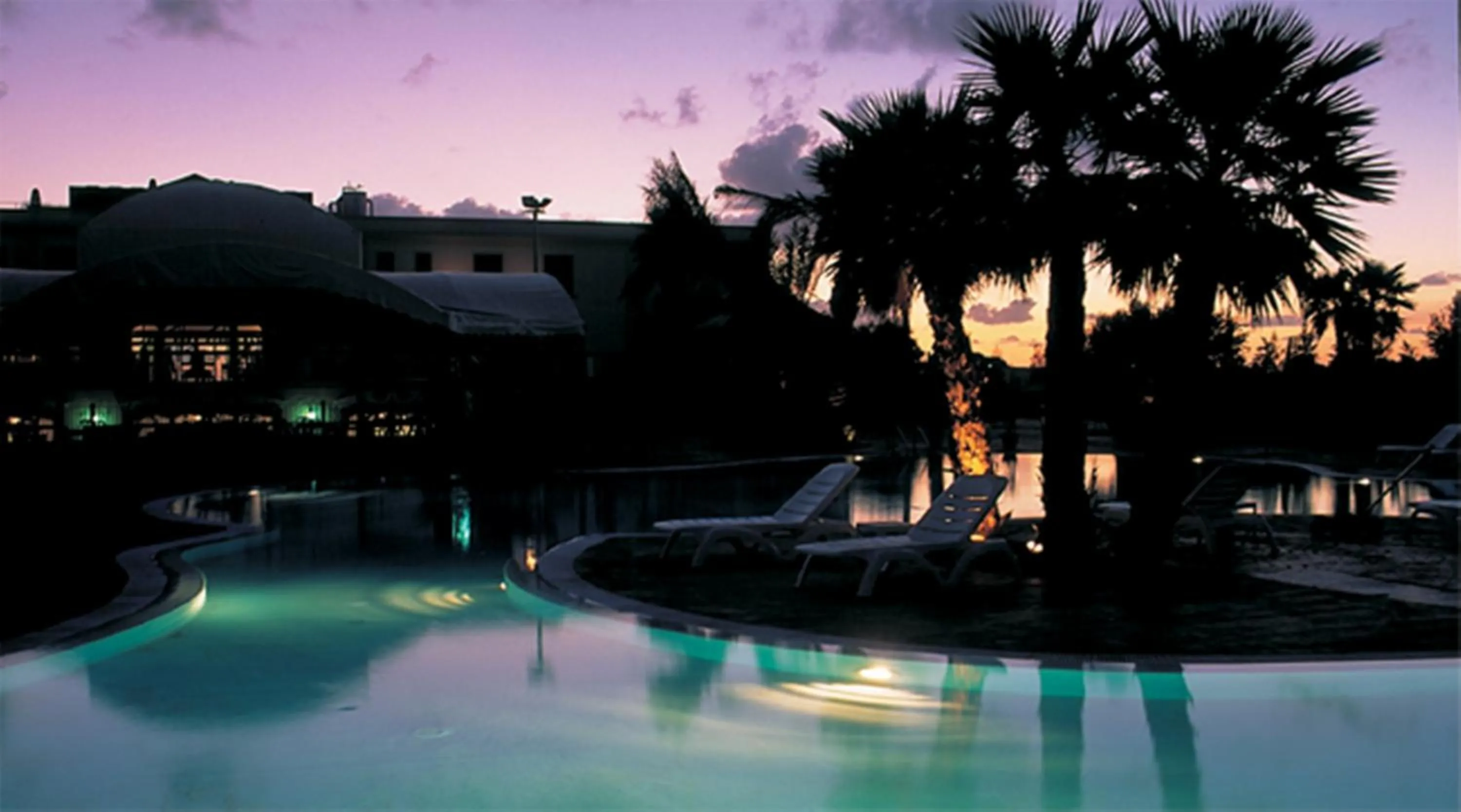 Pool view in Delfino Beach Hotel