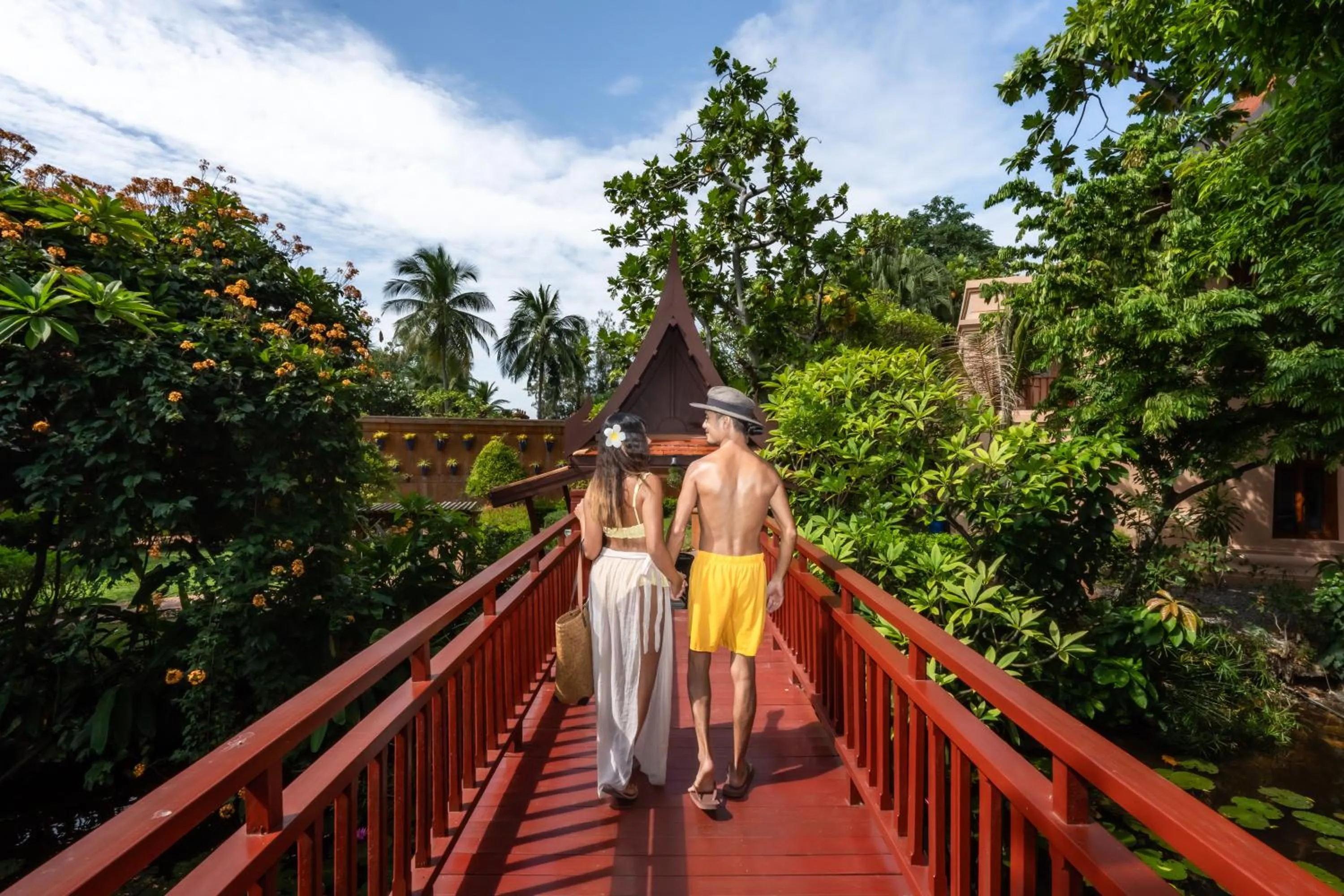 Garden in Anantara Hua Hin Resort