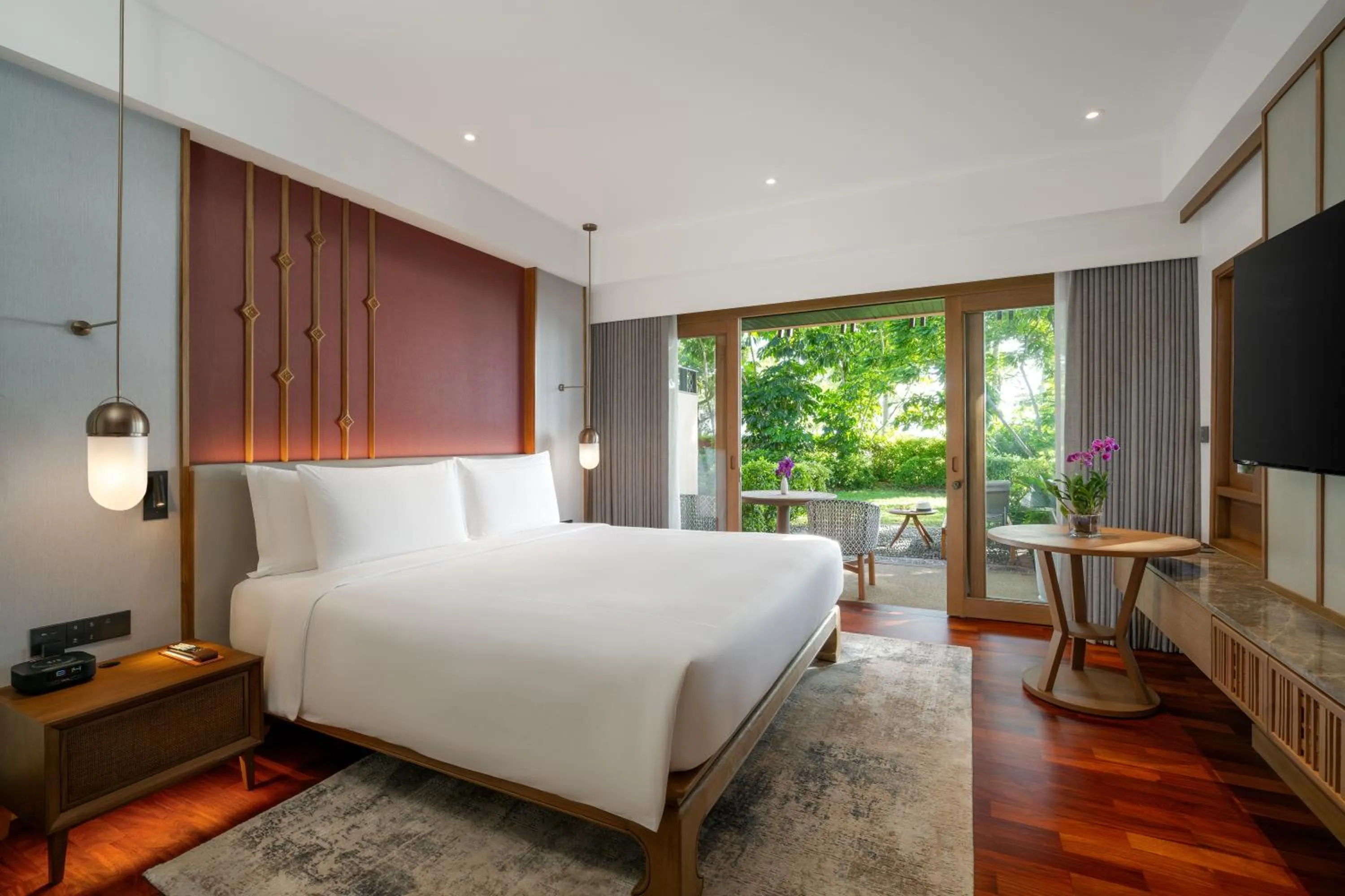 Bed in Anantara Hua Hin Resort