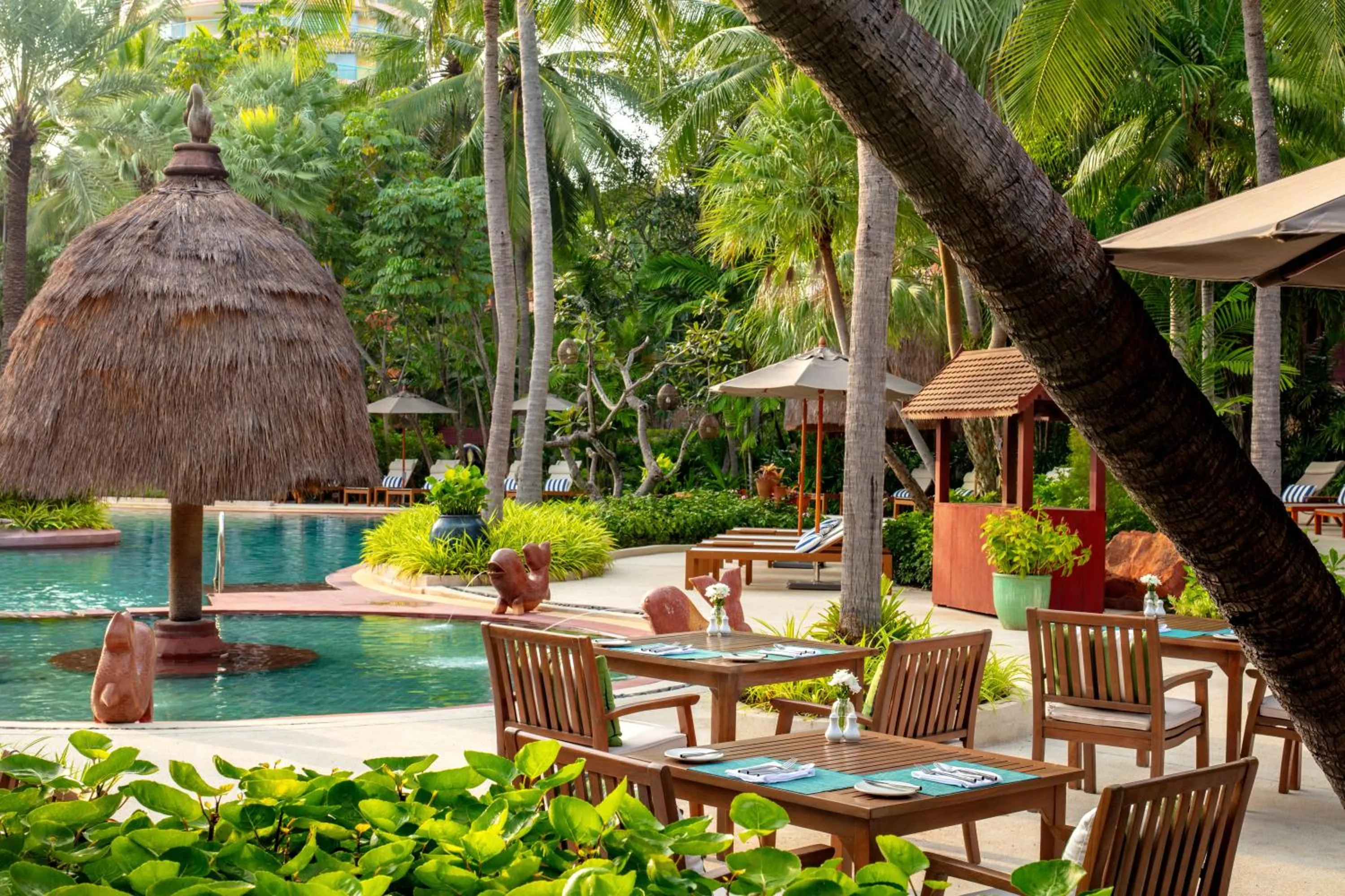 Dining area in Anantara Hua Hin Resort