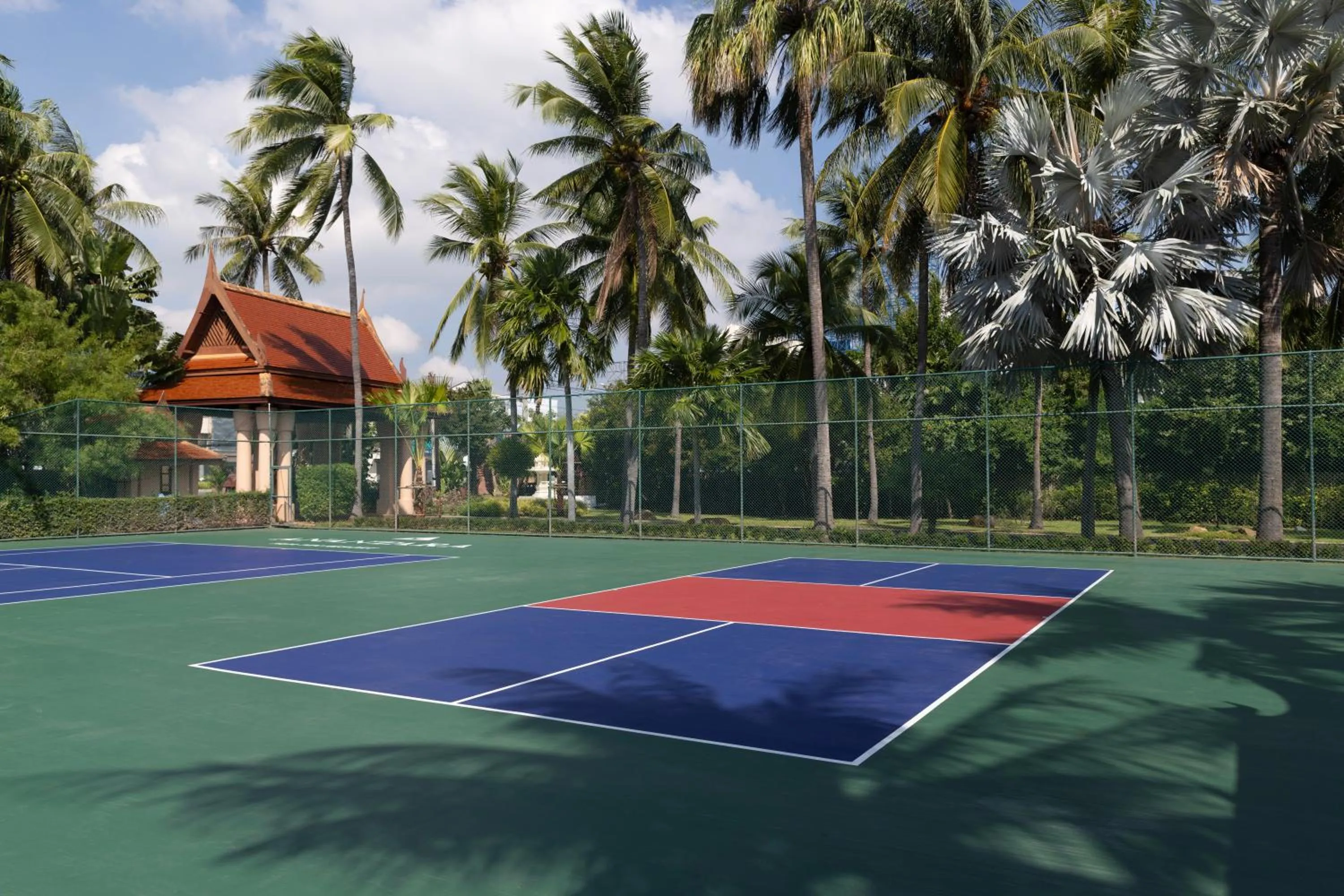 Tennis court in Anantara Hua Hin Resort