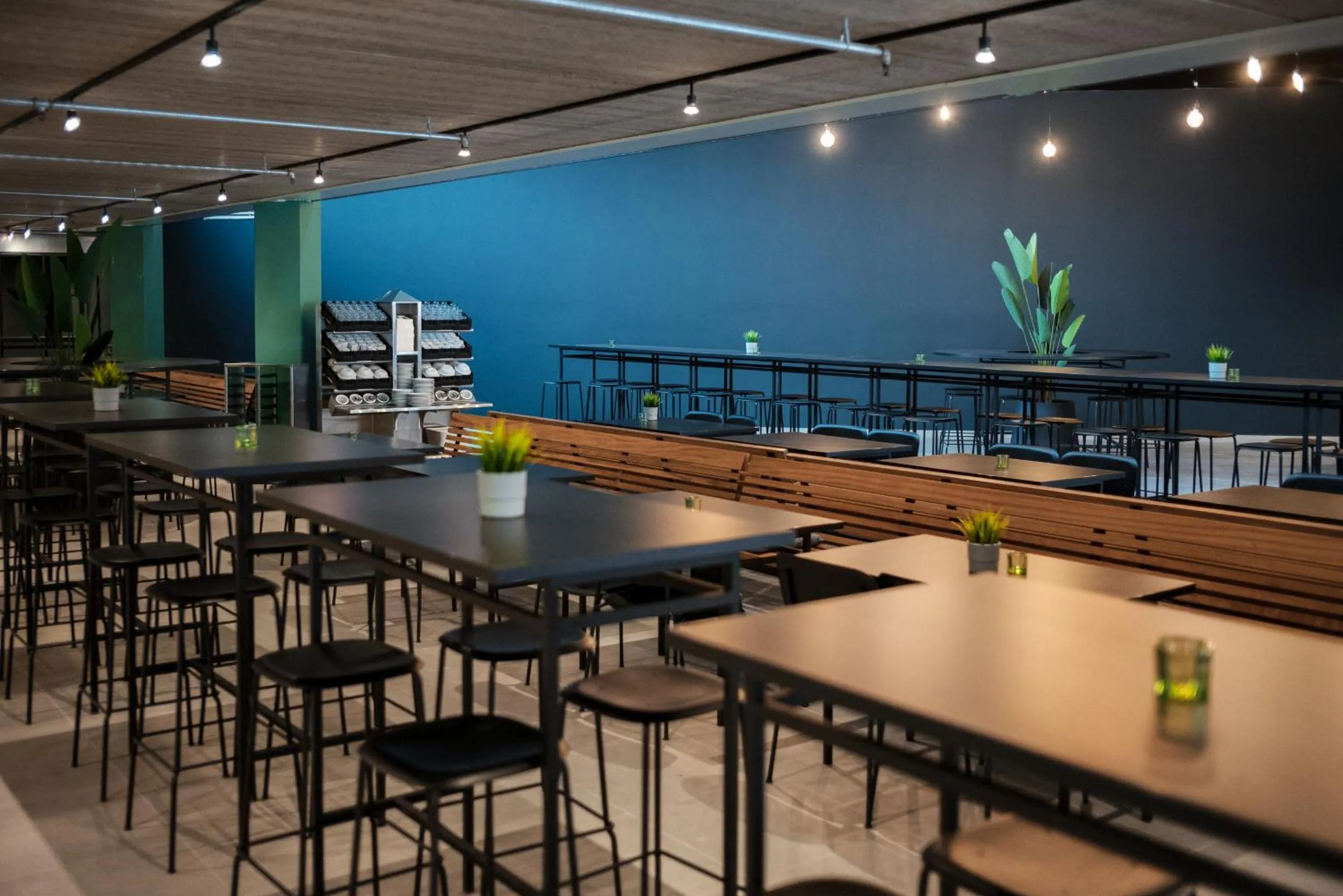 Seating area in Cabinn Copenhagen