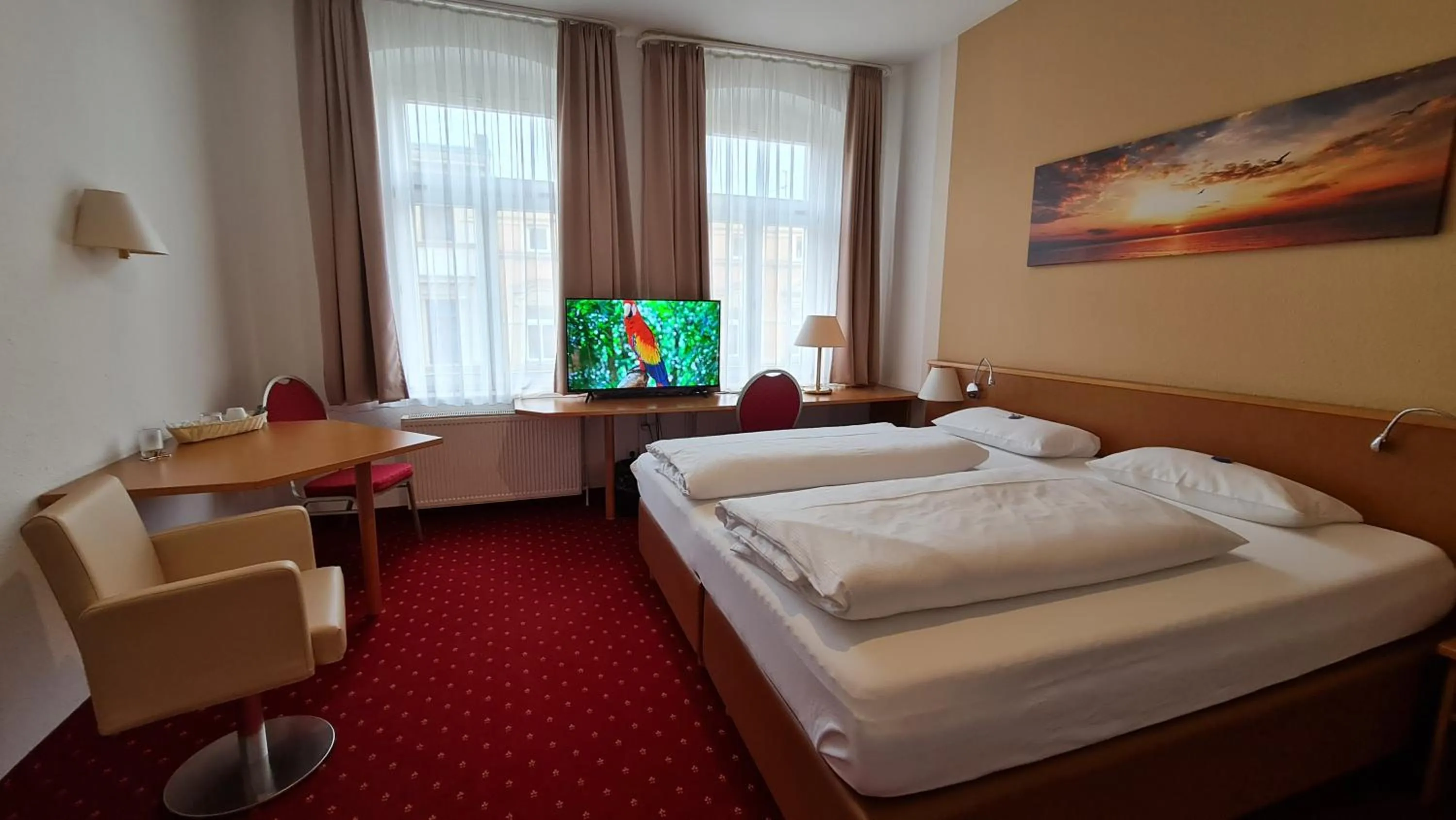 Bed in City-Hotel Am Wasserturm Halle
