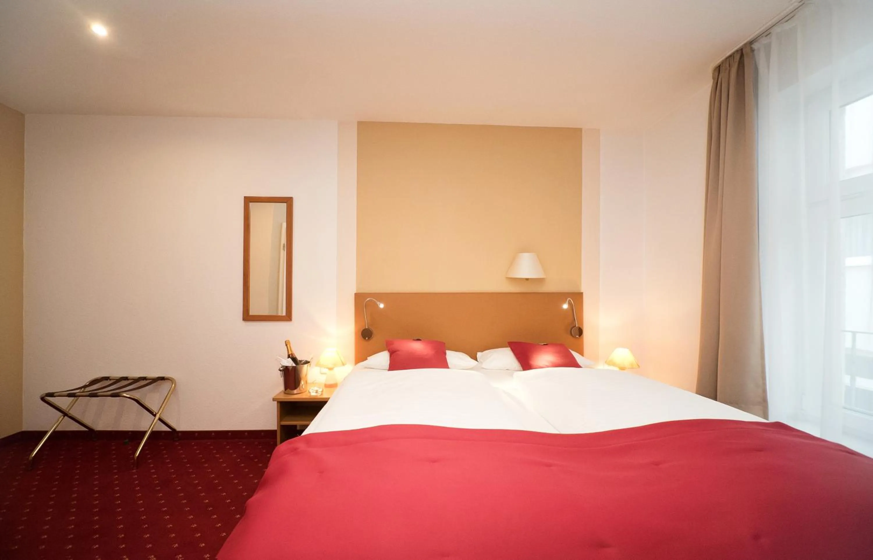 Bed in City-Hotel Am Wasserturm Halle