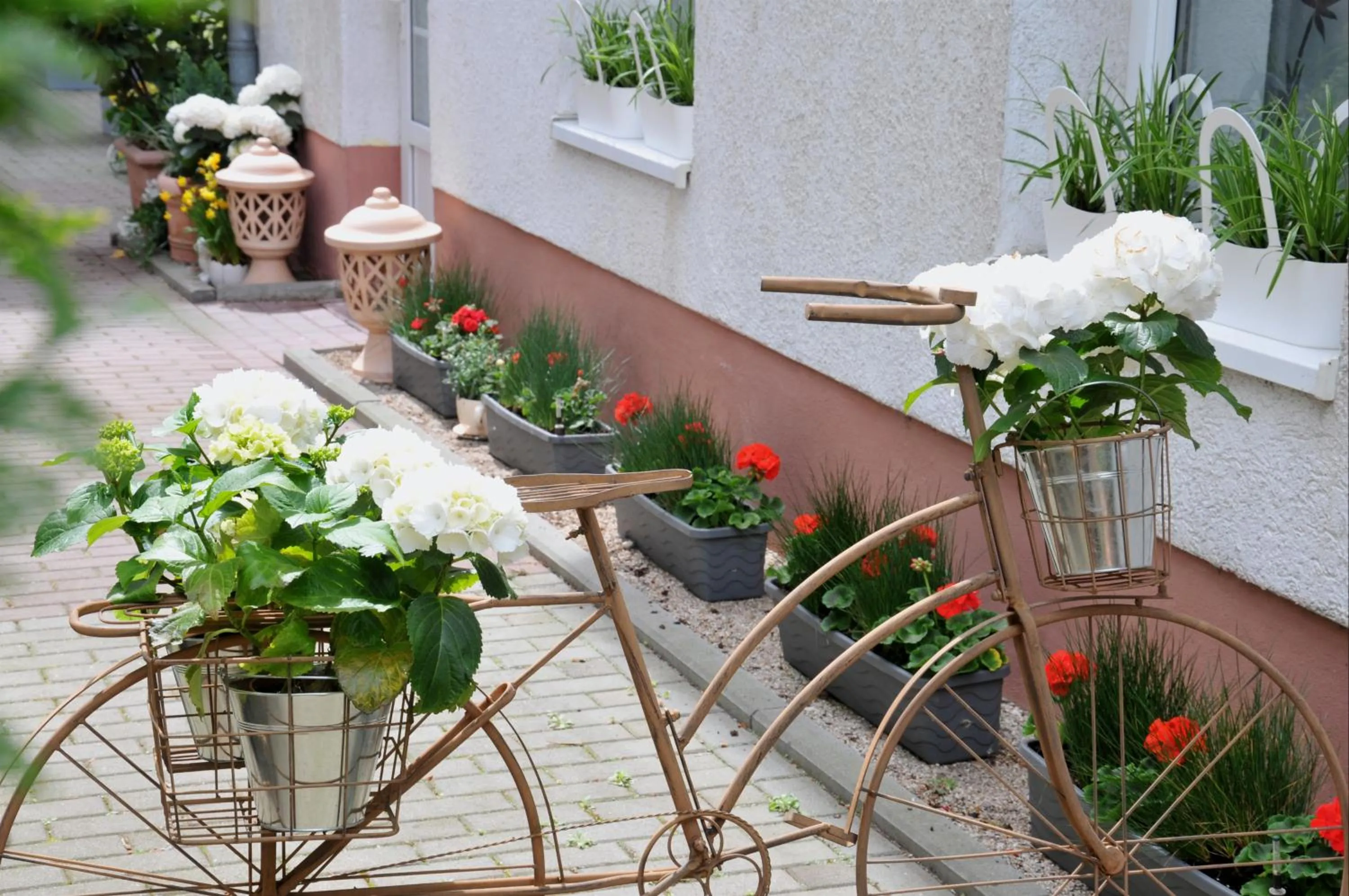 Patio in City-Hotel Am Wasserturm Halle