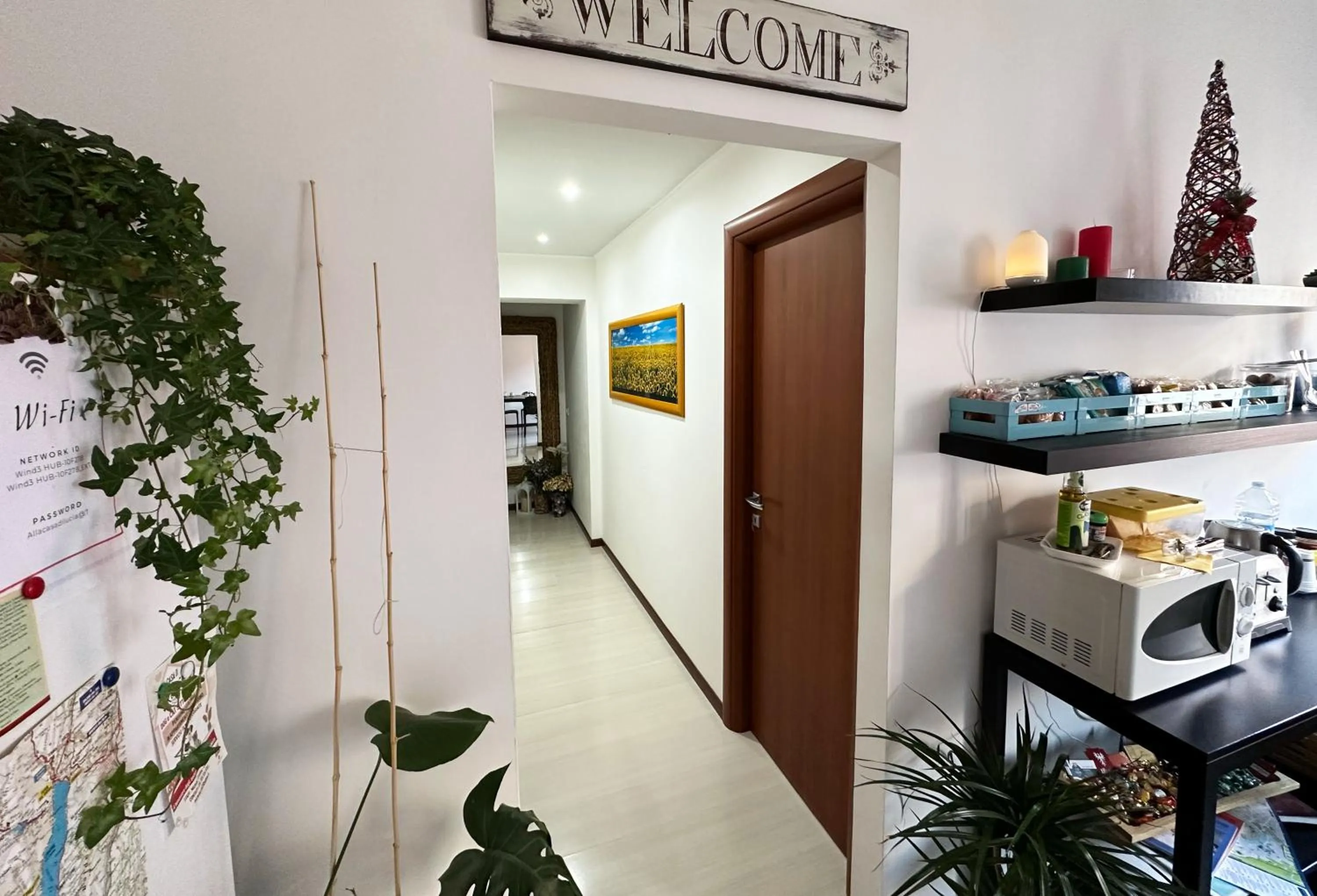 Kitchen or kitchenette in B&B Alla Casa di Lucia