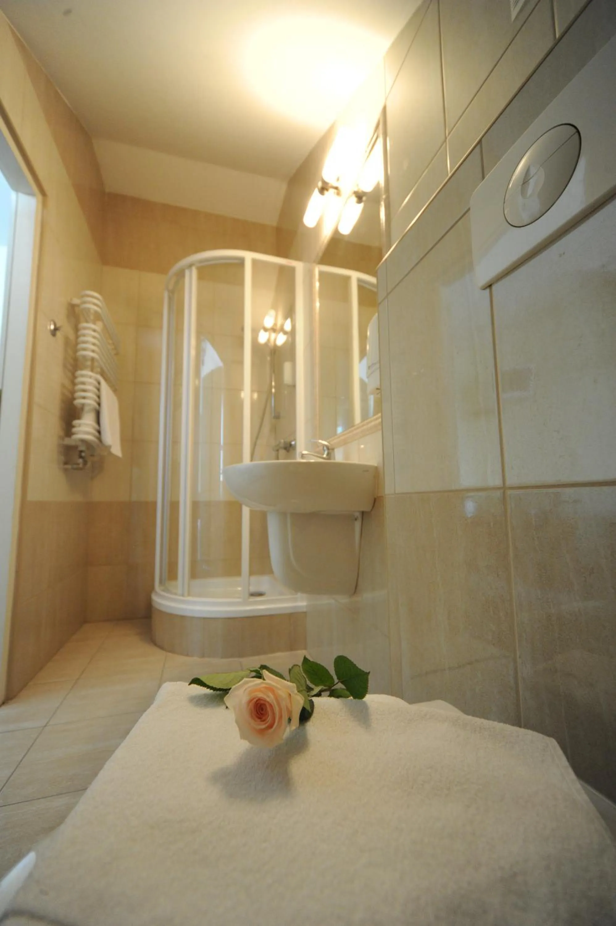 Shower in Hotel Mateo