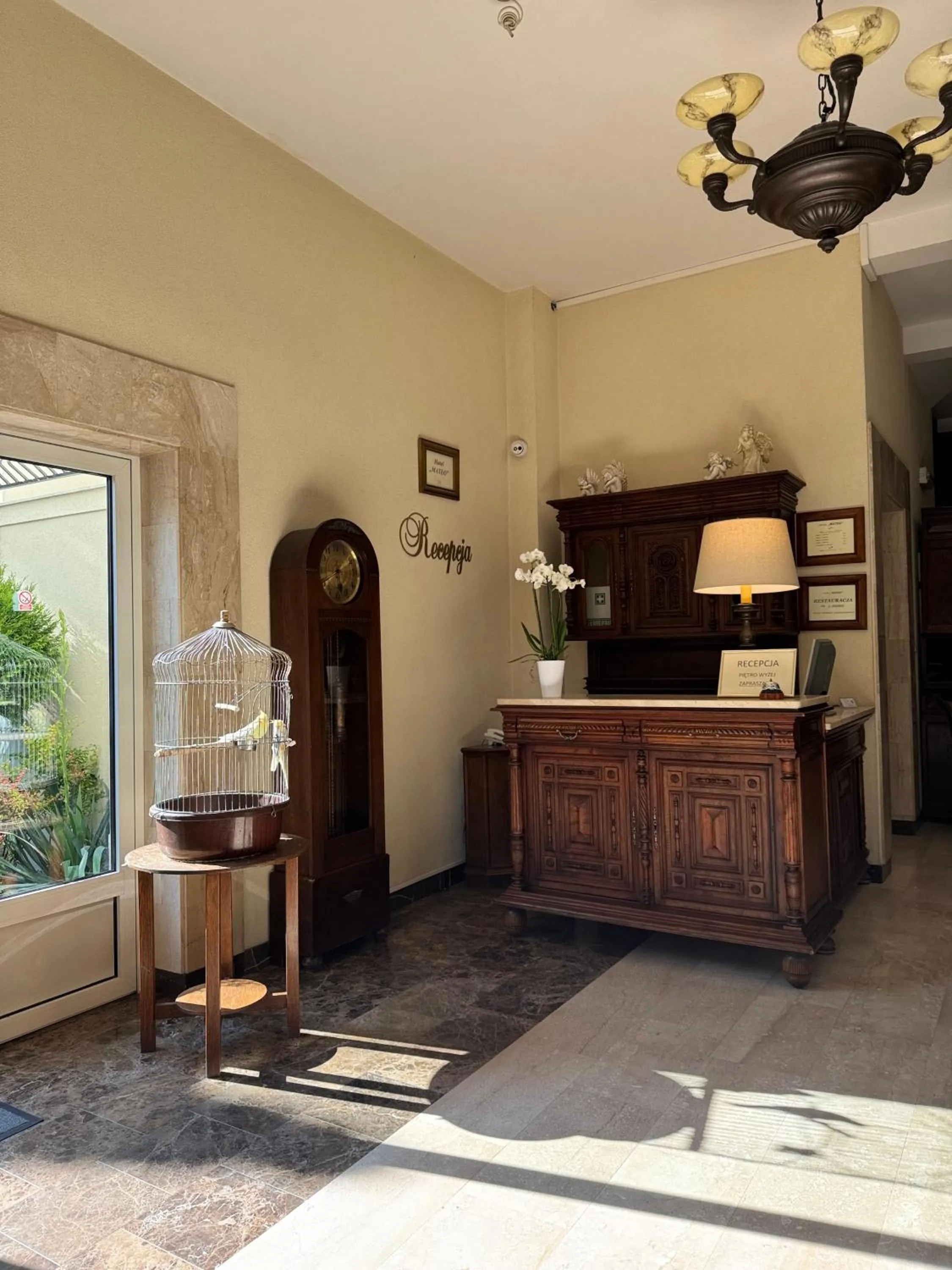 Lobby or reception in Hotel Mateo