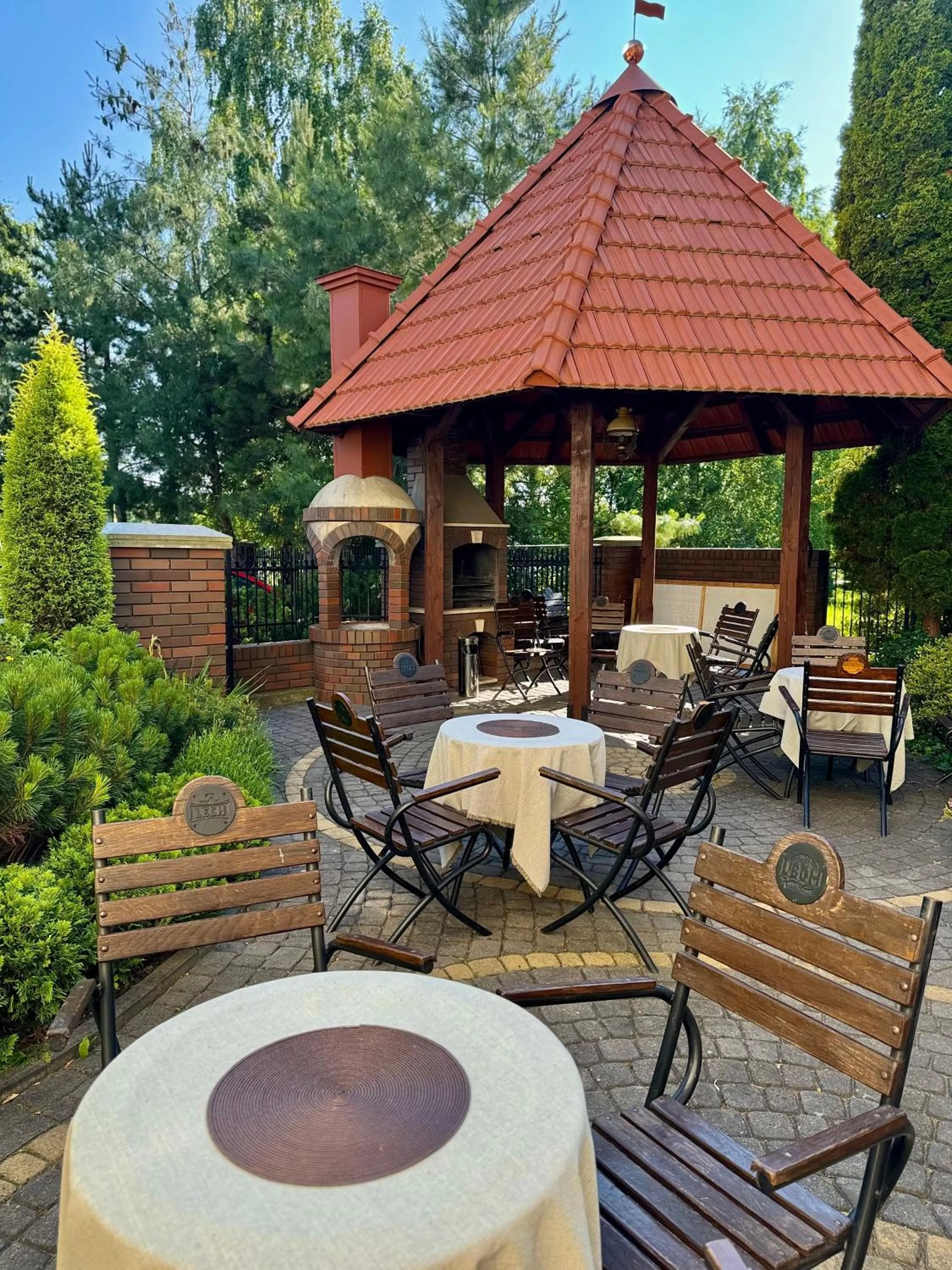 Patio in Hotel Mateo
