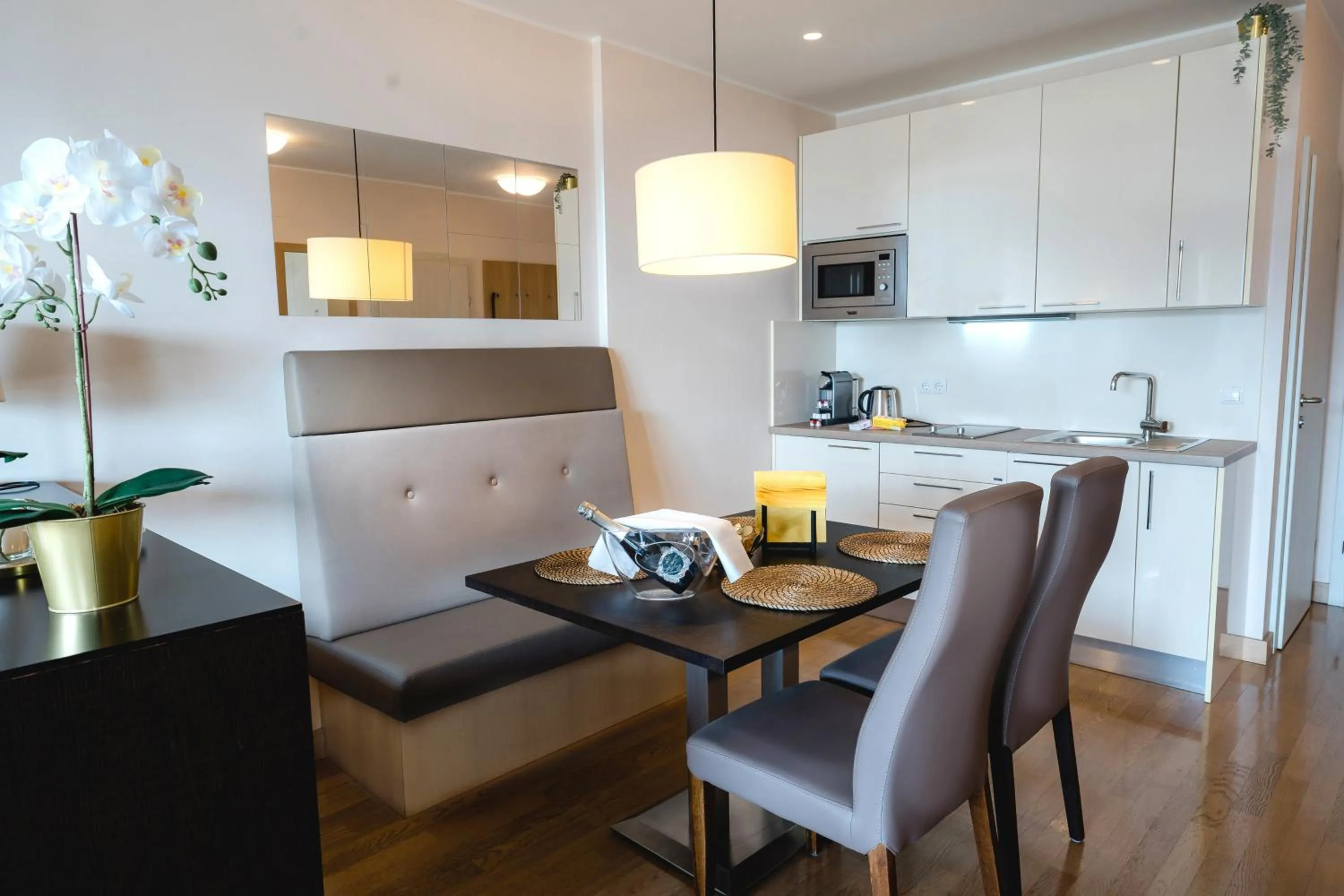 Kitchen or kitchenette in feel good Resort