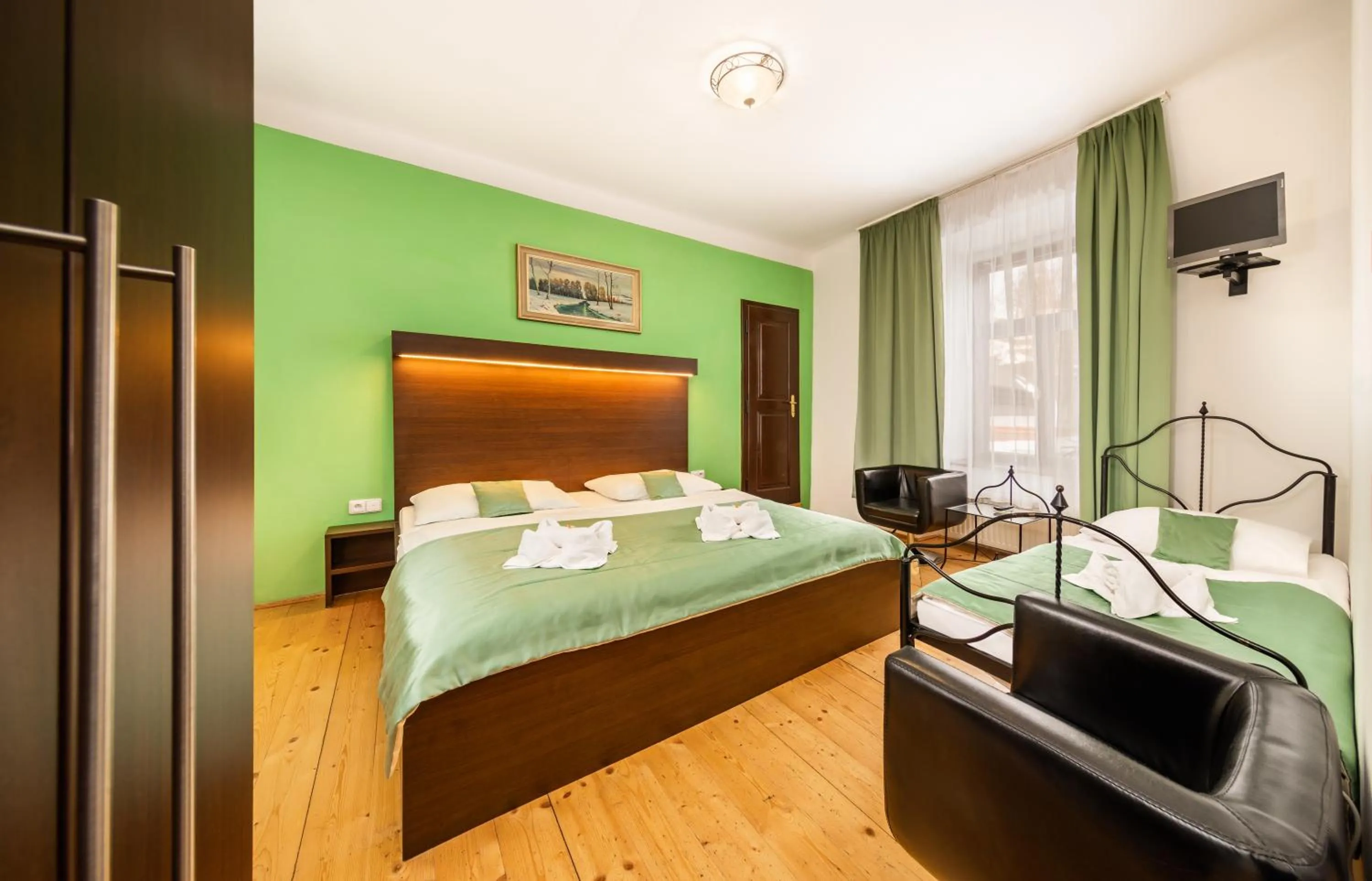 Bed in Hotel U Martina