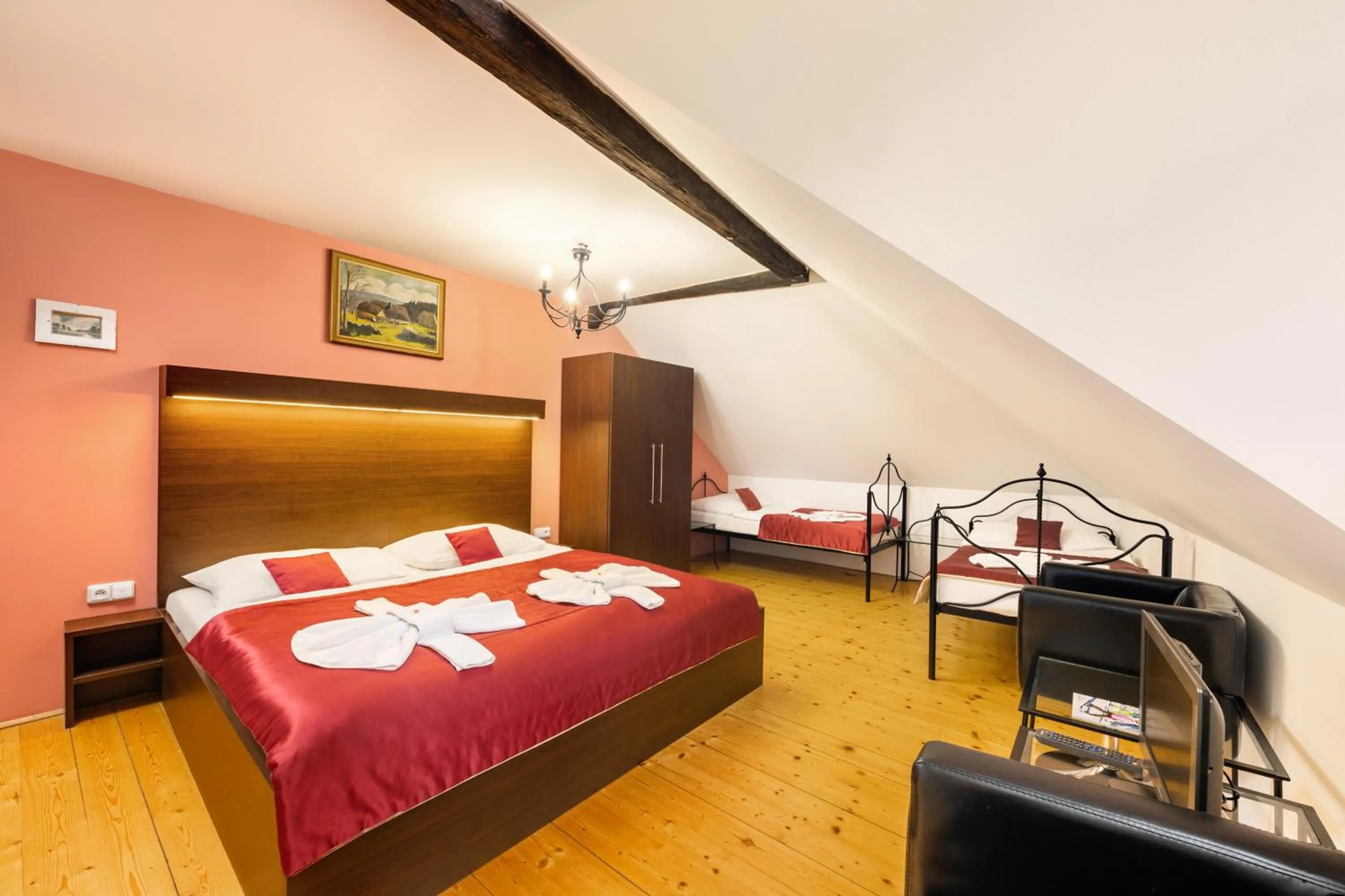 Bed in Hotel U Martina