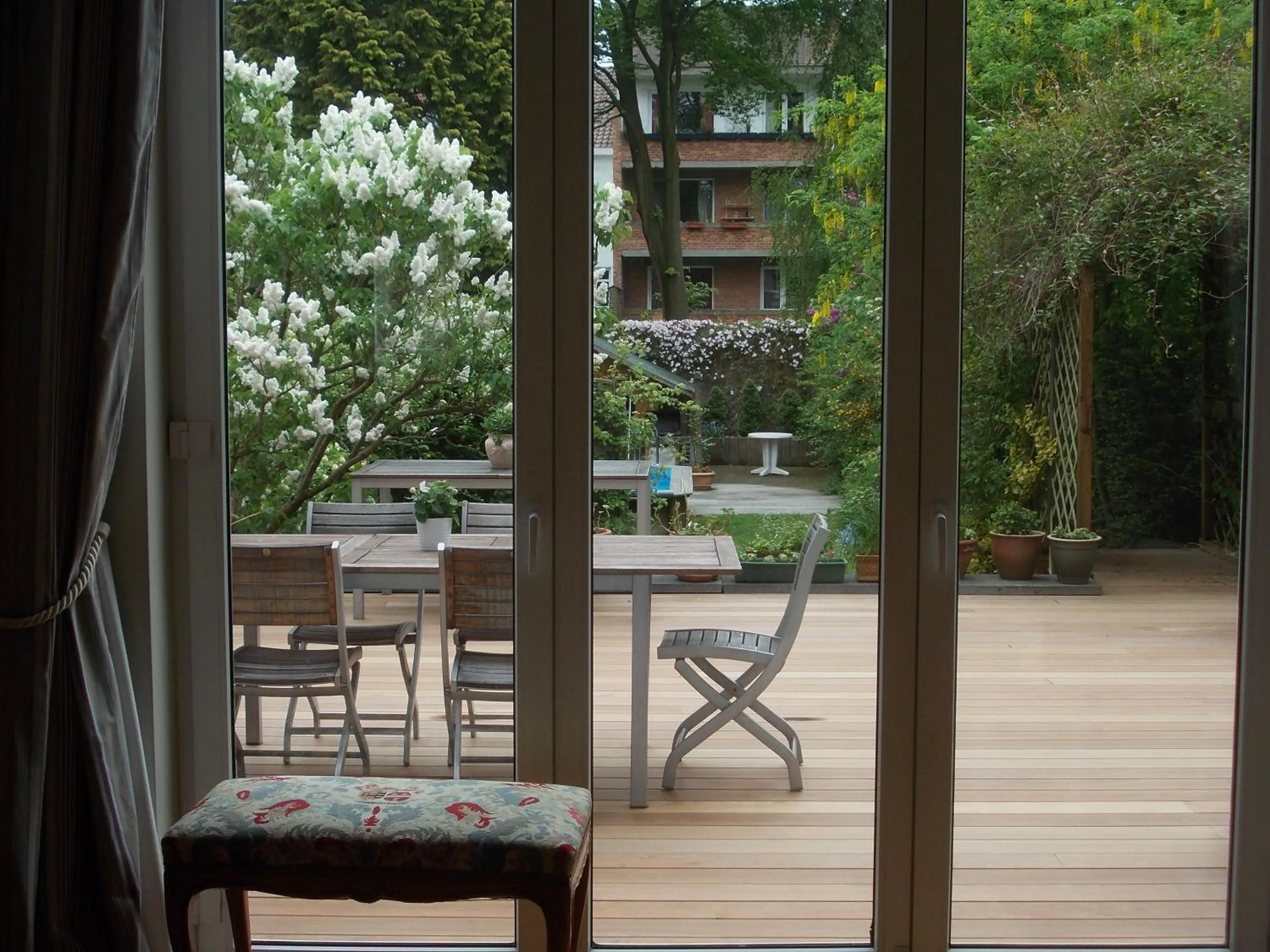 Garden in B&B Chambre Chocolat