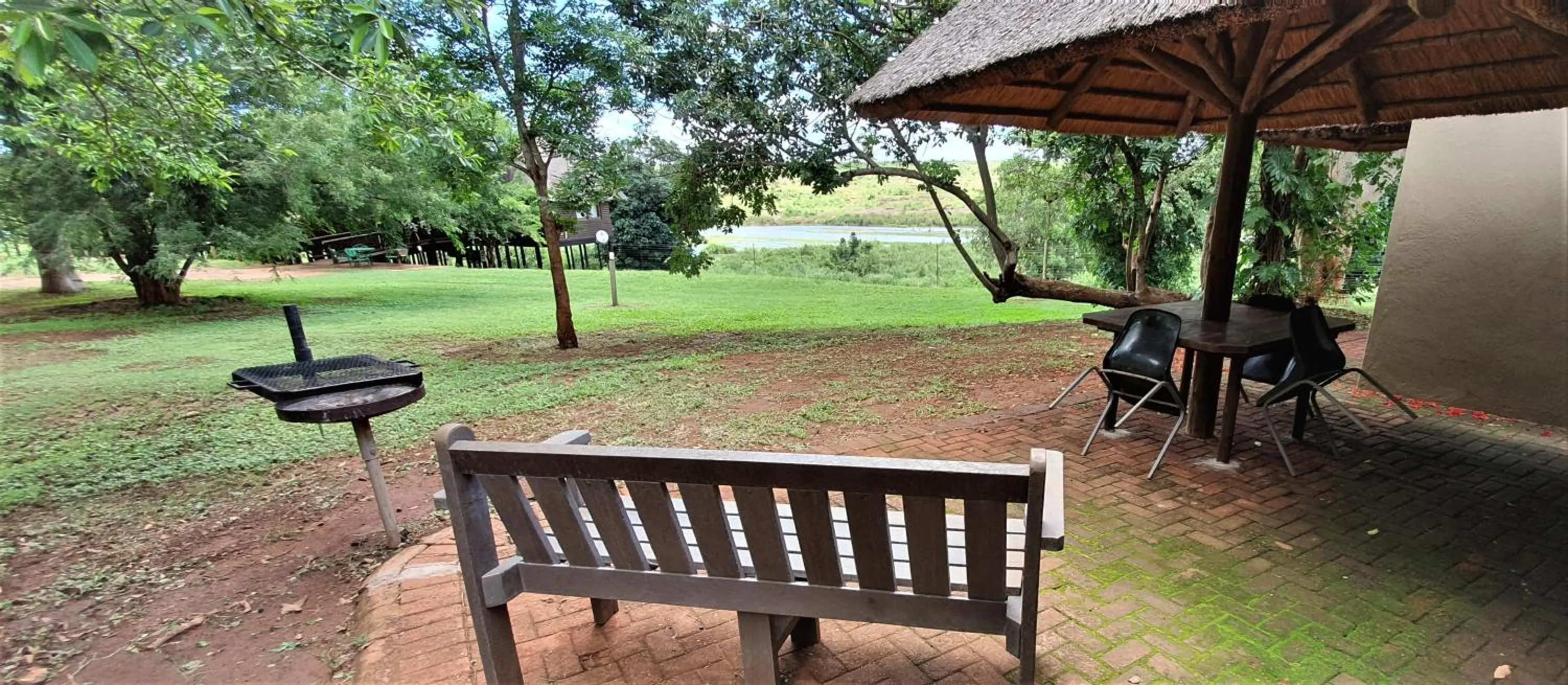 Patio in Elephant Walk Retreat