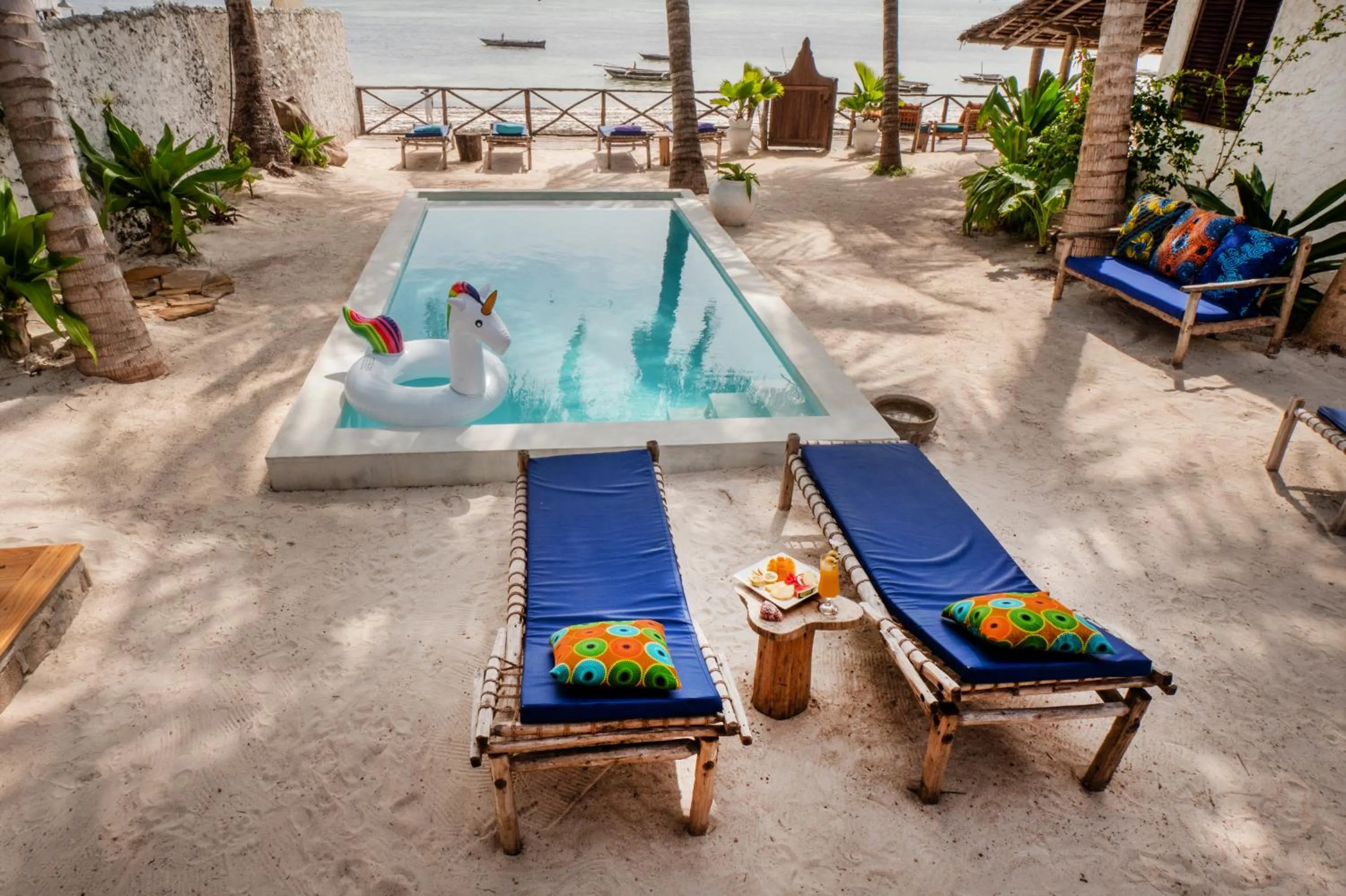 Pool view in Joya Boutique Hotel