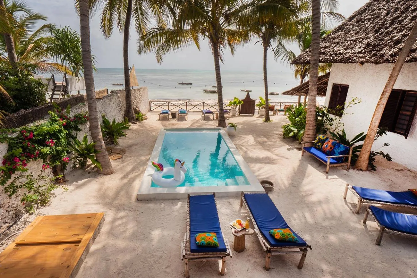 Pool view in Joya Boutique Hotel