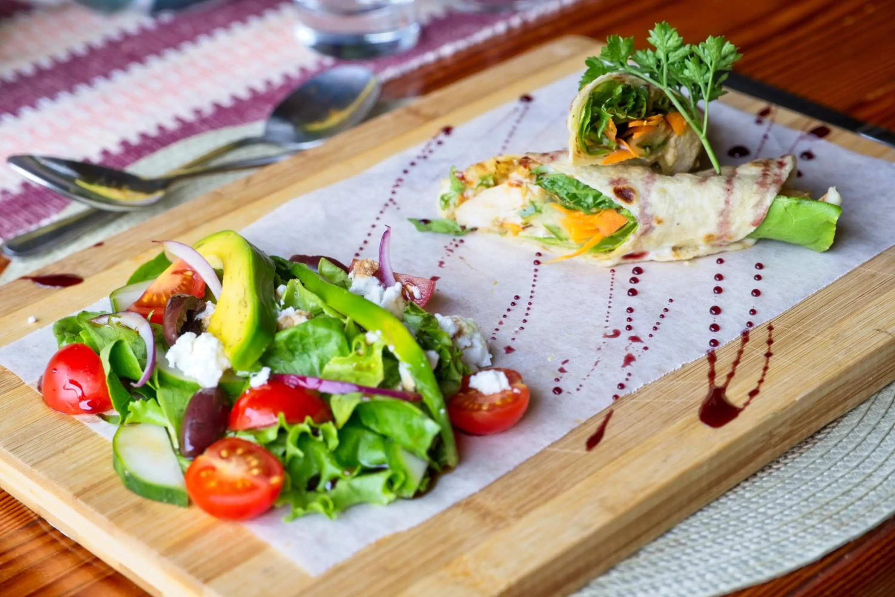 Lunch in Chrislin African Lodge