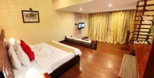 Living room, Bed in Blue Shell Resort